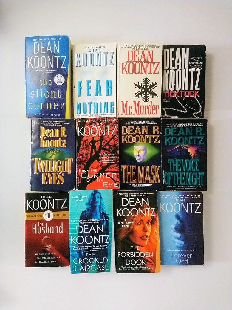 Dean Koontz books!