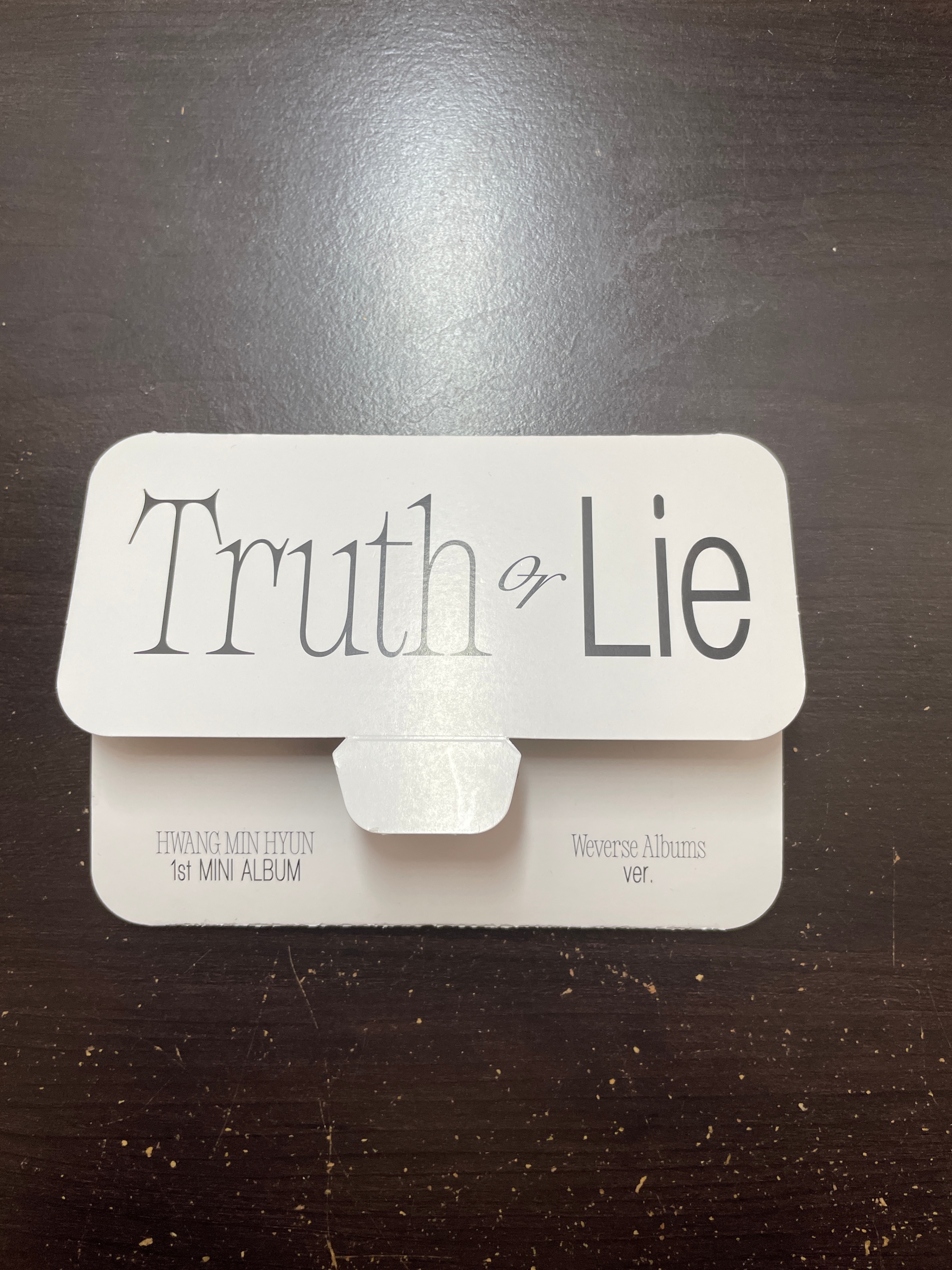 [WITH PCS] HWANG MINHYUN - TRUTH OR LIE weverse album ver kpop