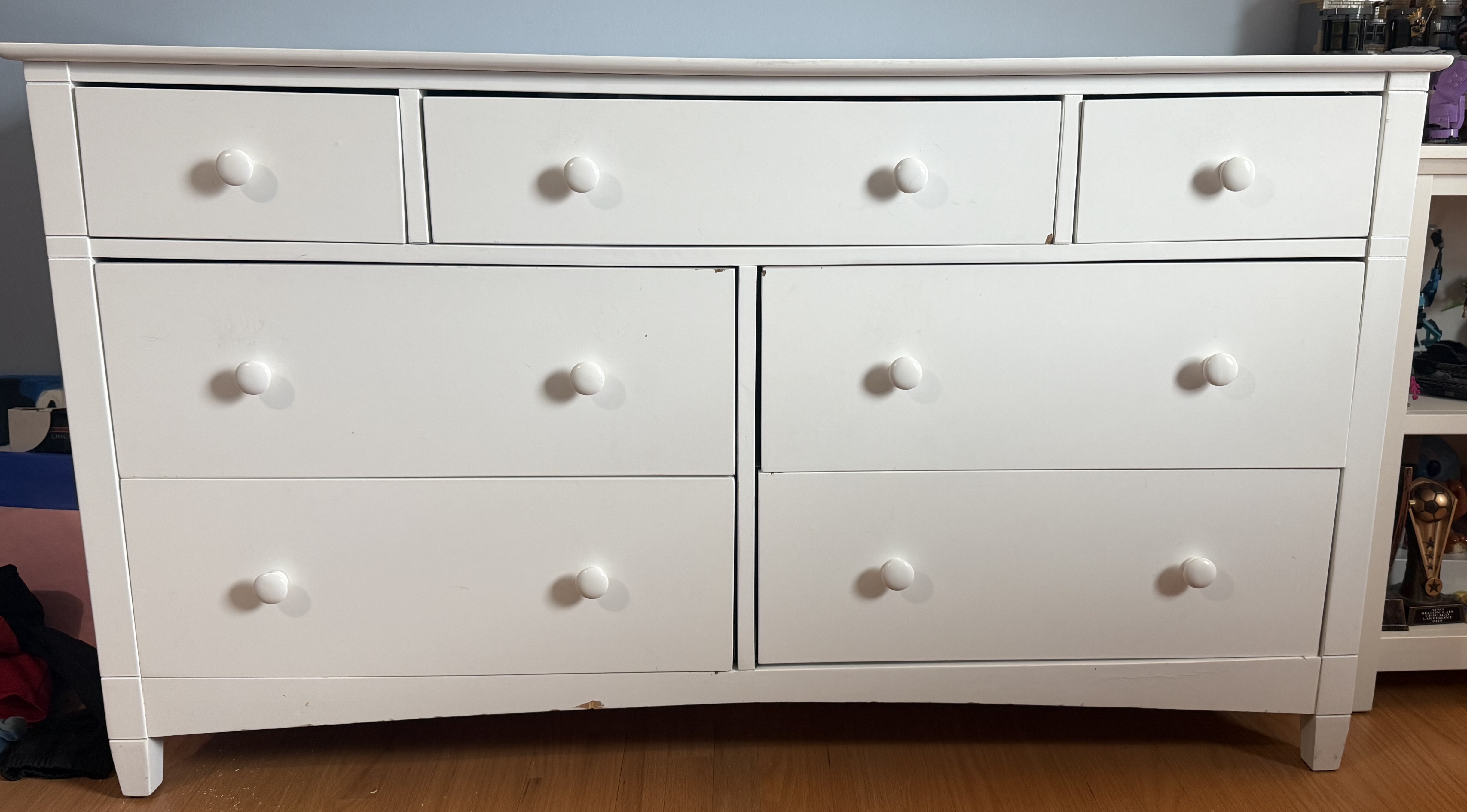 Solid Wood 7 Drawer Dresser