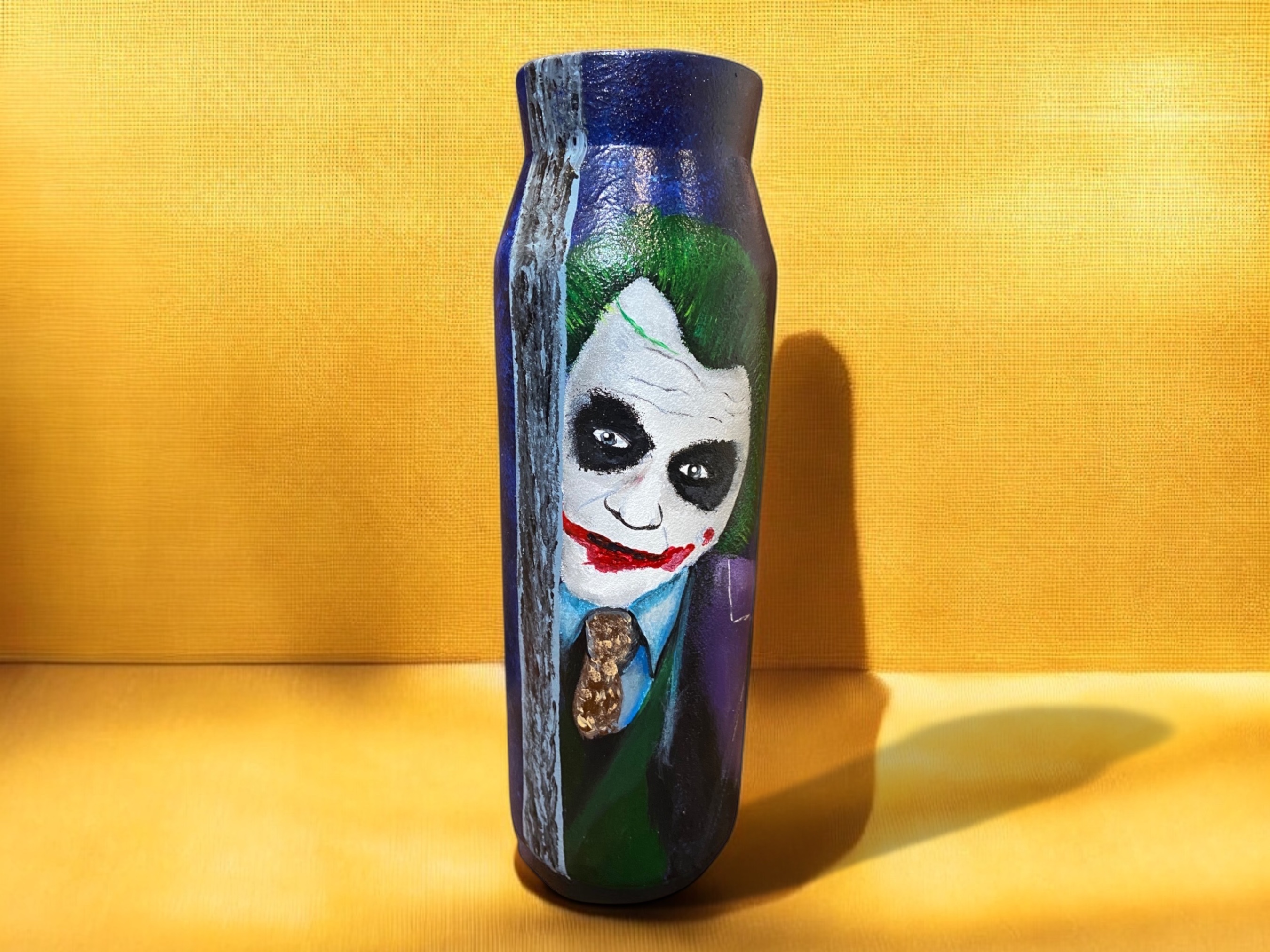Hand-Painted Joker Vase - Why So Serious?