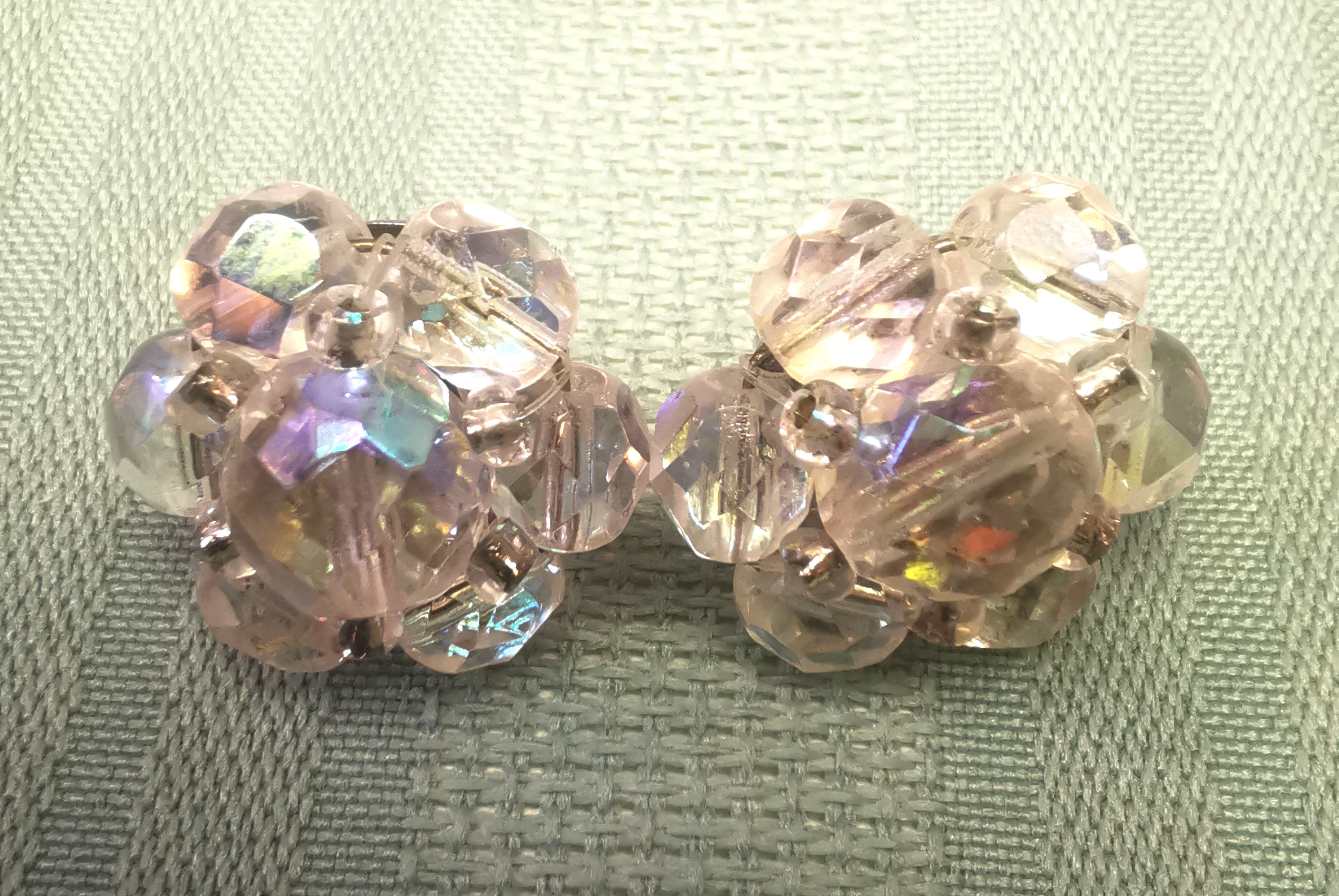 1950s Aurora Borealis Crystal Jewelry Austrian AB Glass Graduate - photo 5