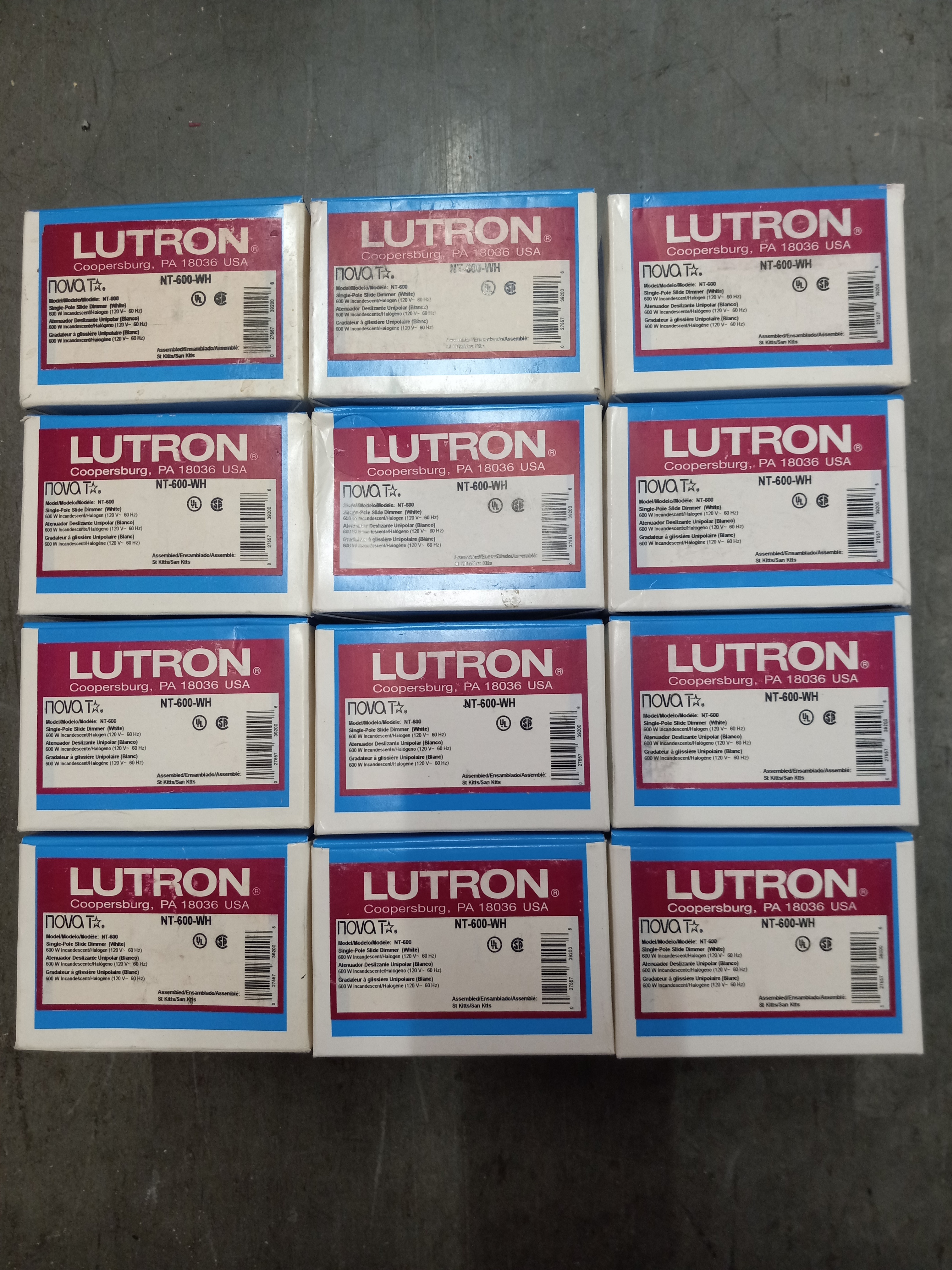 Lutron NT-600 Single-pole Slide Dimmer