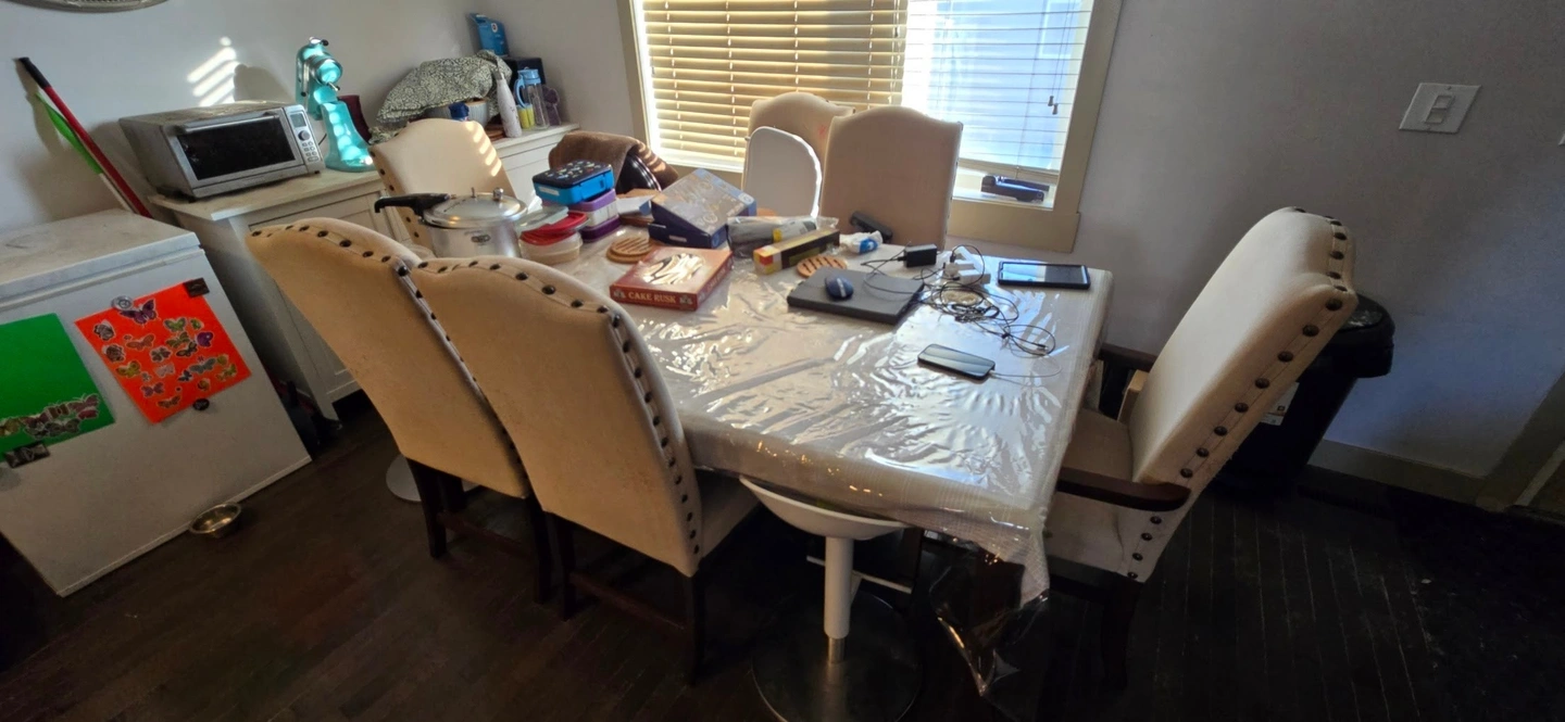 Dining Table with 6 Chairs & 3 Matching Barstools
