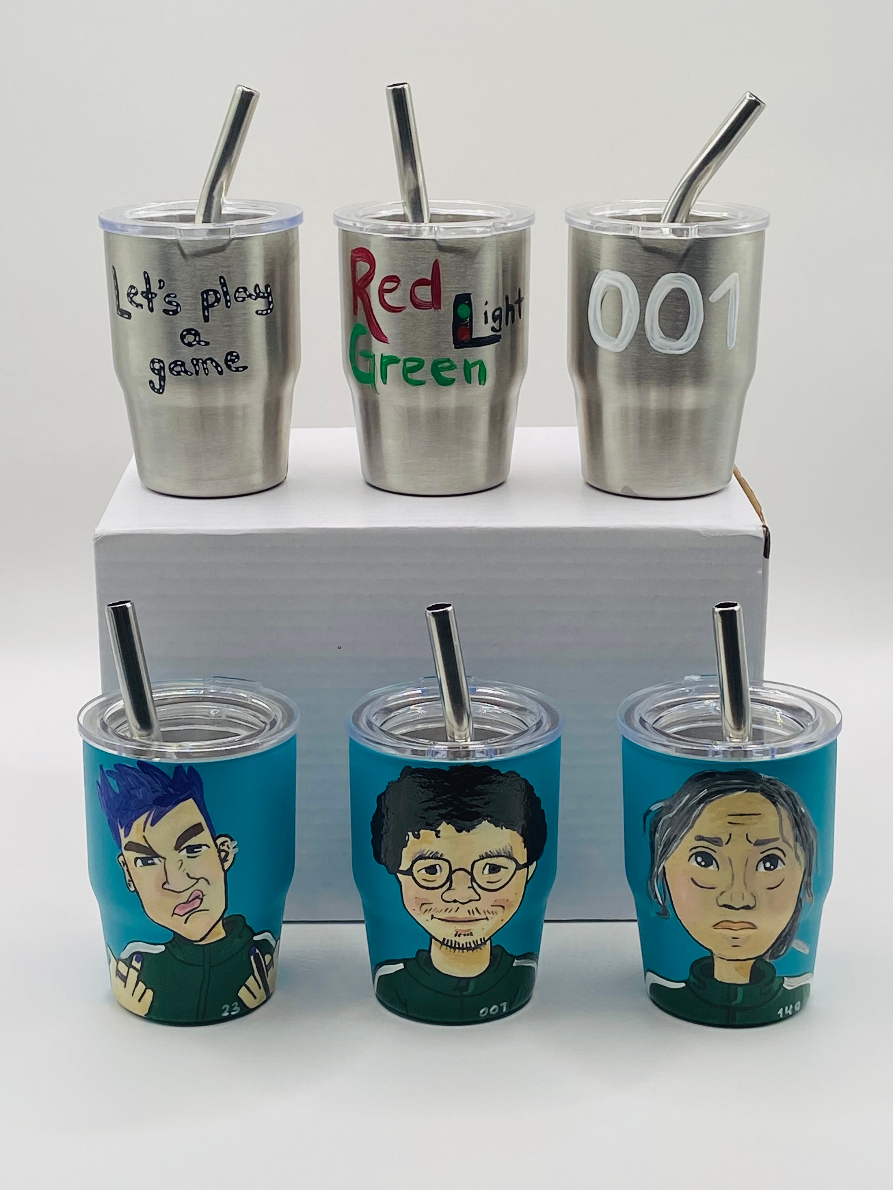 Hand Painted Squid Game Mini Tumblers - Sold separately - photo 3