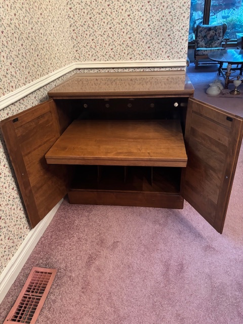 Vintage Record Cabinet / Stereo Cabinet – Vinyl Storage - photo 5