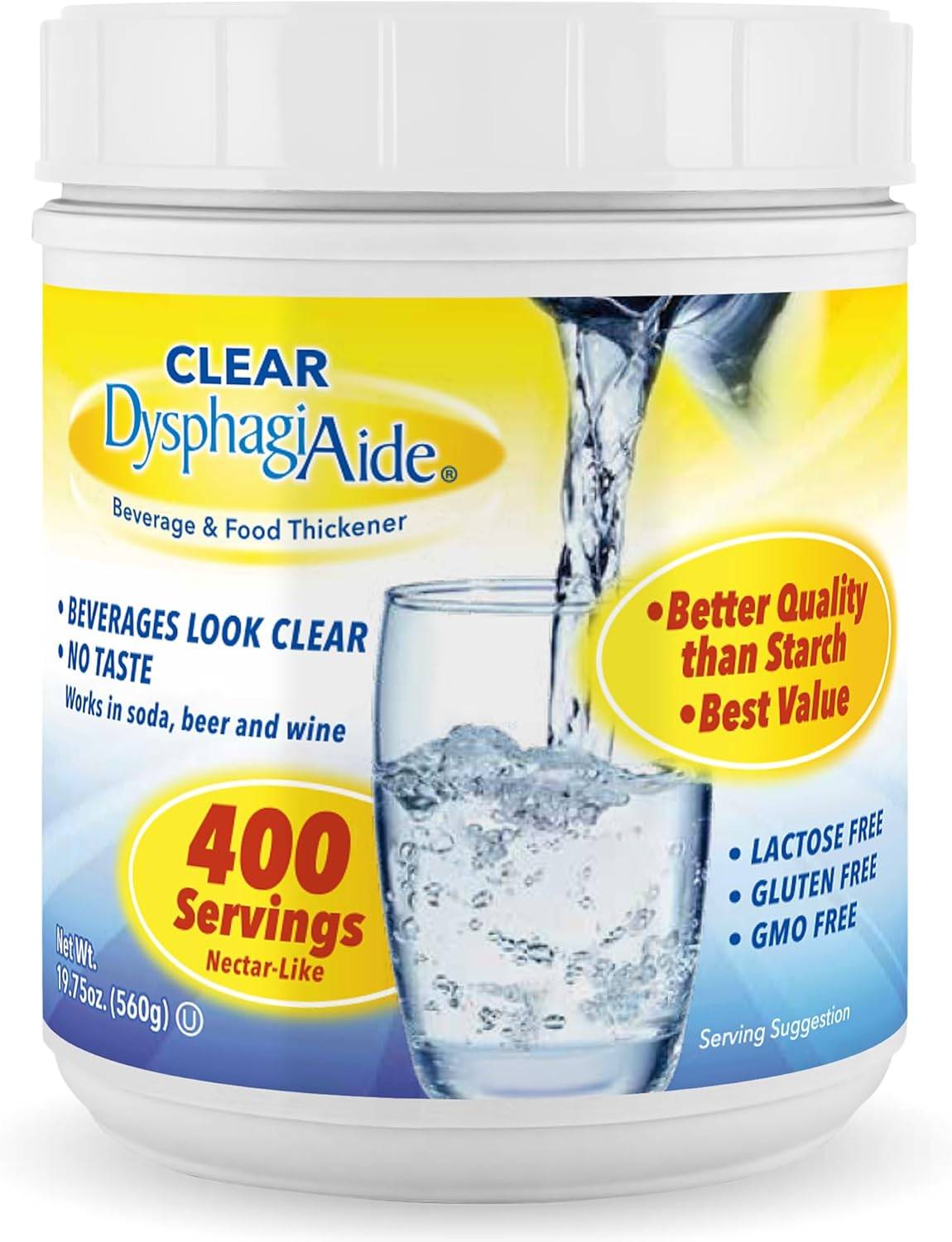 NEW Liquid Thickener for Swallowing / Dysphagia, 400 Servings - photo 5