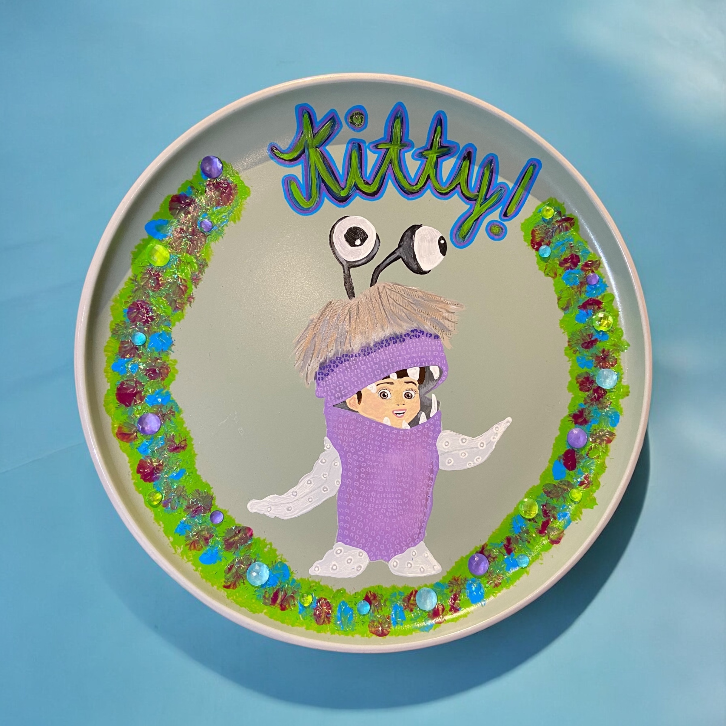 Hand-Painted 'Boo' Plate - Monsters, Inc. Inspired - photo 2