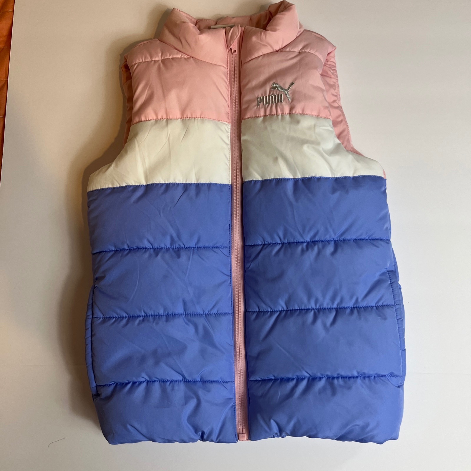 Puma Colorblock Puffer Vest - Size XS