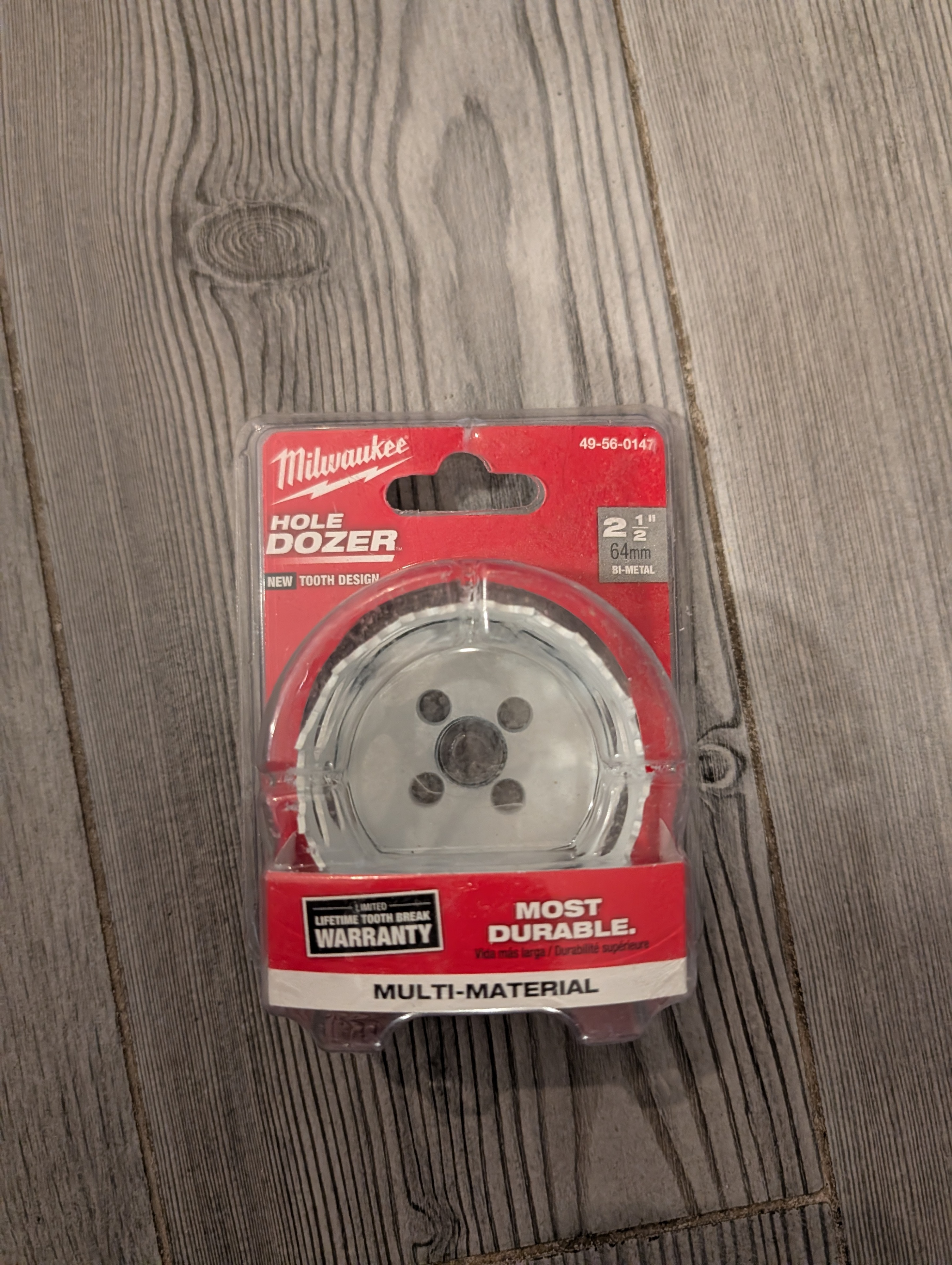 New Milwaukee Hole Dozer 2 1/2" Hole Saw - photo 2
