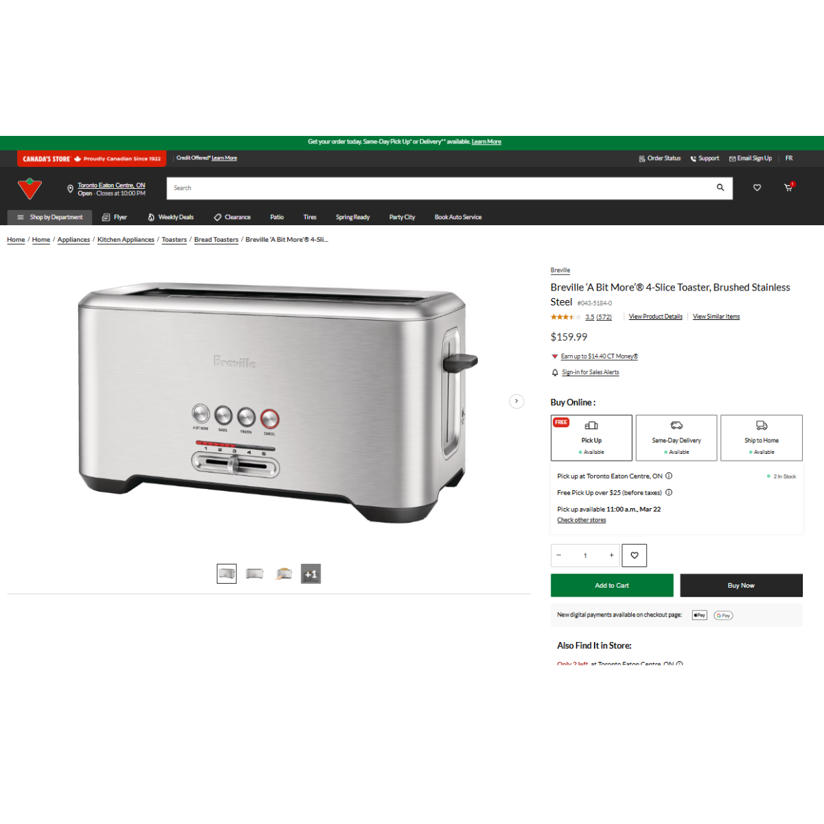 Retail Price $180-SEALED UNOPENED Breville 4-Slice Toaster - photo 2
