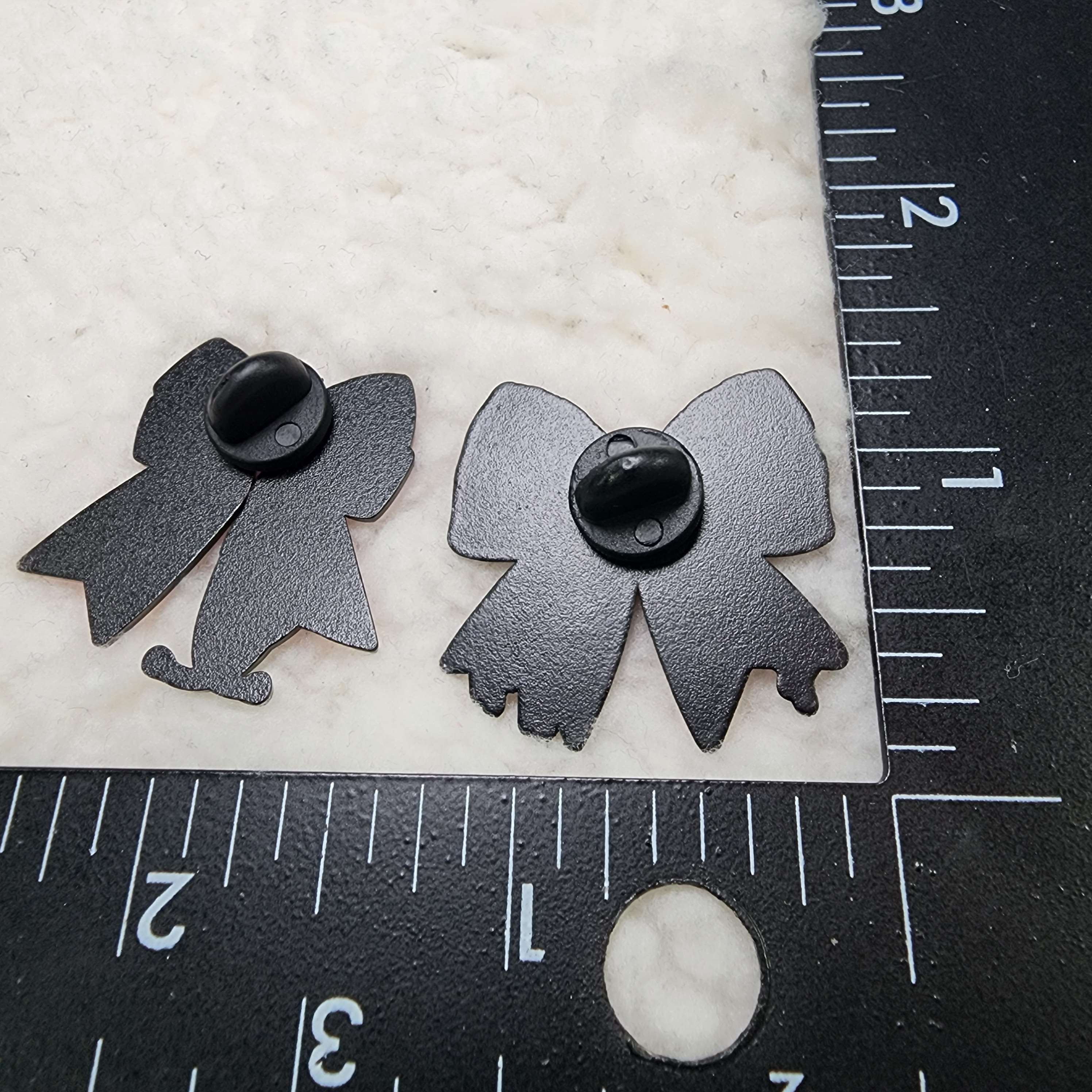 Pink Bow knot Medical Accessories Set of 2 Brooch Enamel Pins - photo 4