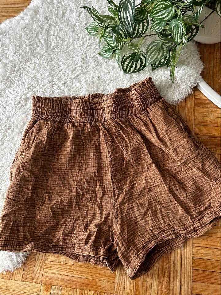 Oak & Ivy Brown Shorts - Size S - photo 3