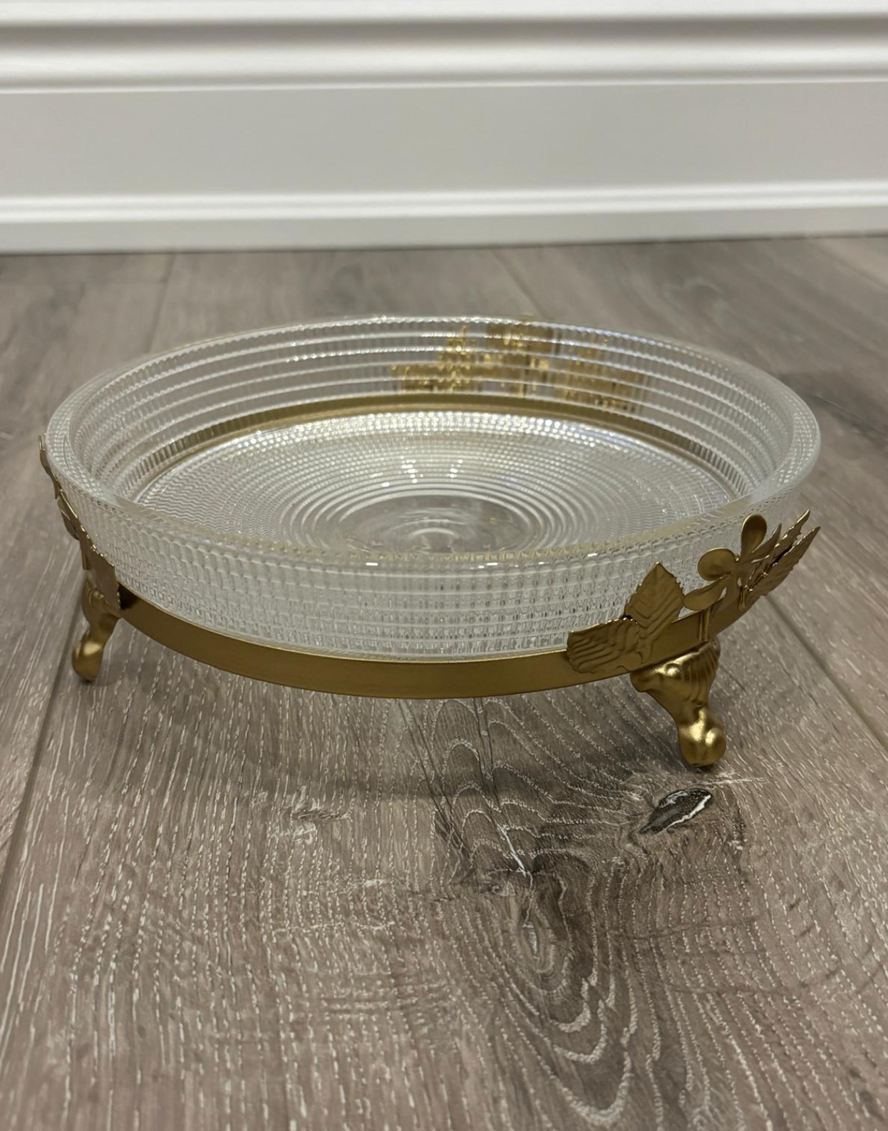 Glass and gold decorative bowl ✨🏺 - photo 2