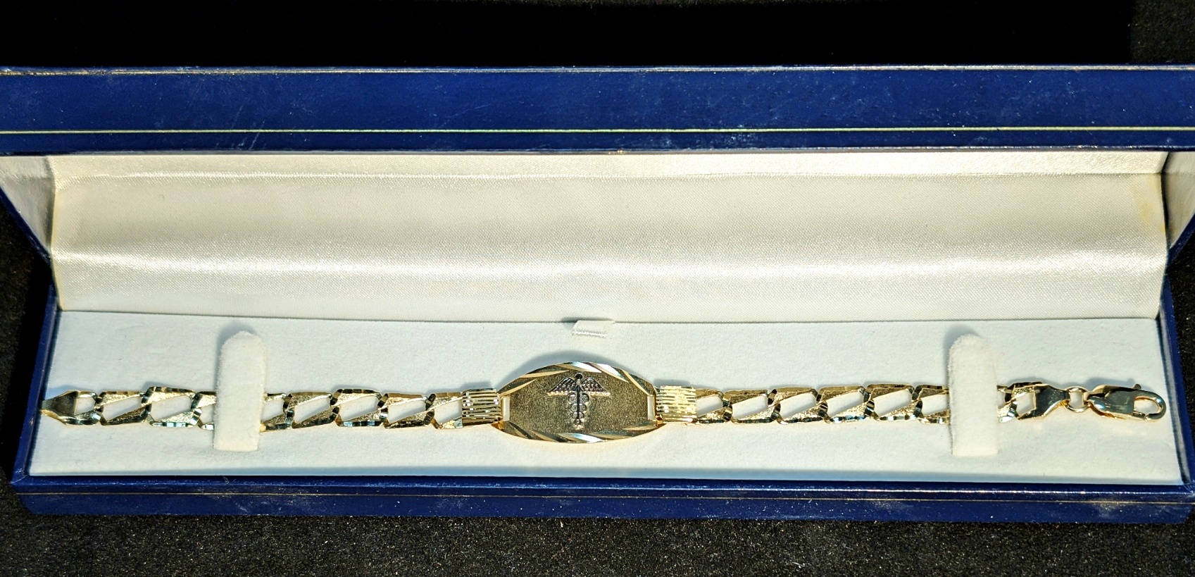 10K Man's Medical Bracelet - photo 3