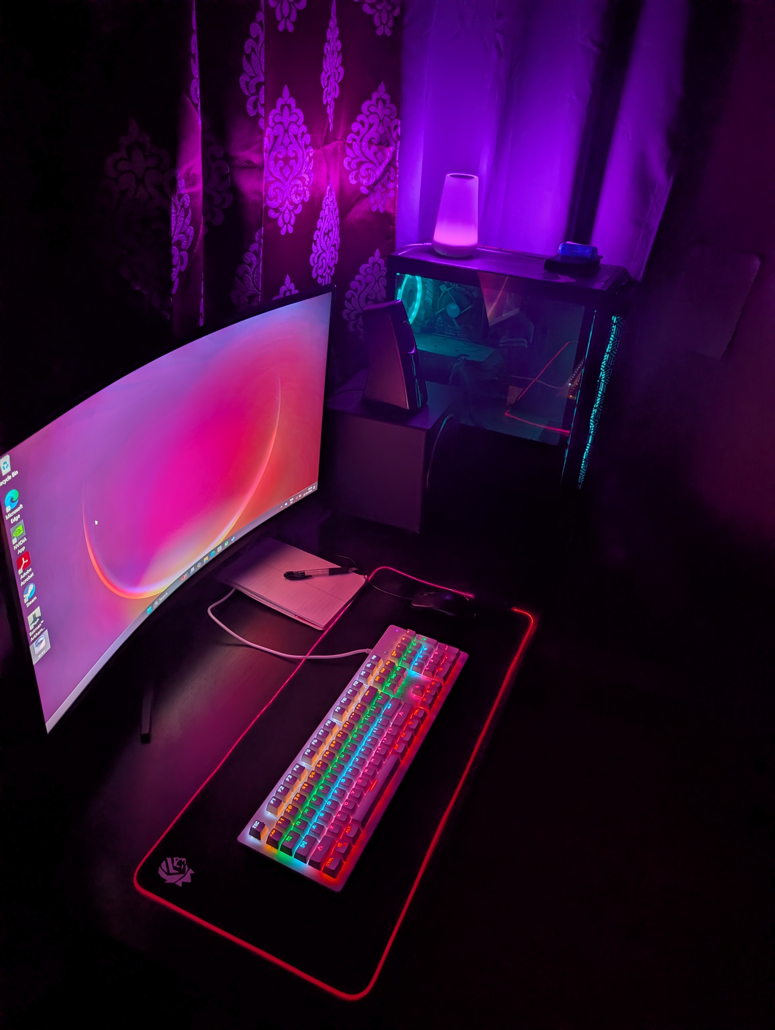 Gaming PC + Acer 32” 1440p Curved Monitor | GTX 1660 SUPER | RGB