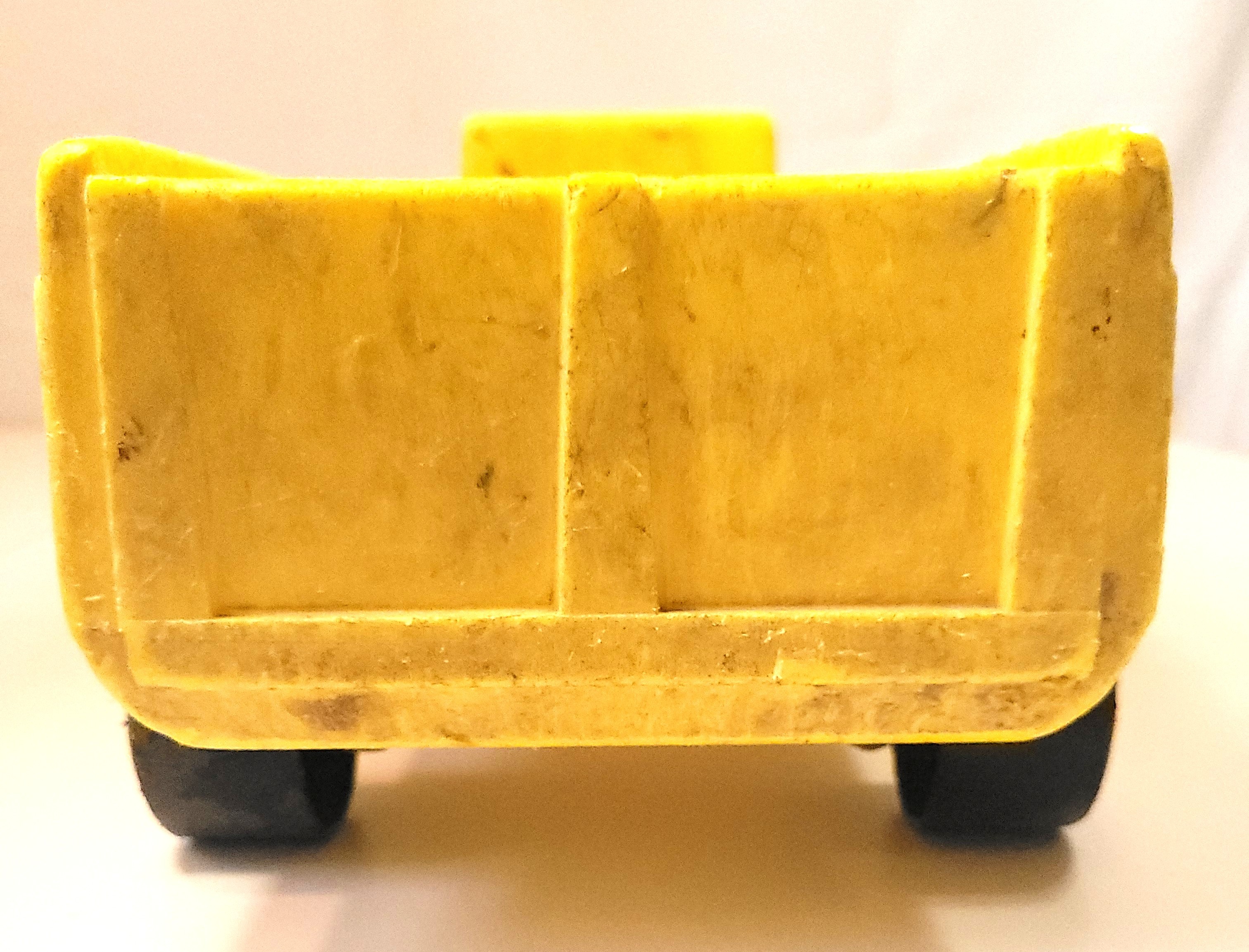 1971 Mattel Tuff Stuff Dump Truck Large 13" Yellow Toy Truck - photo 3