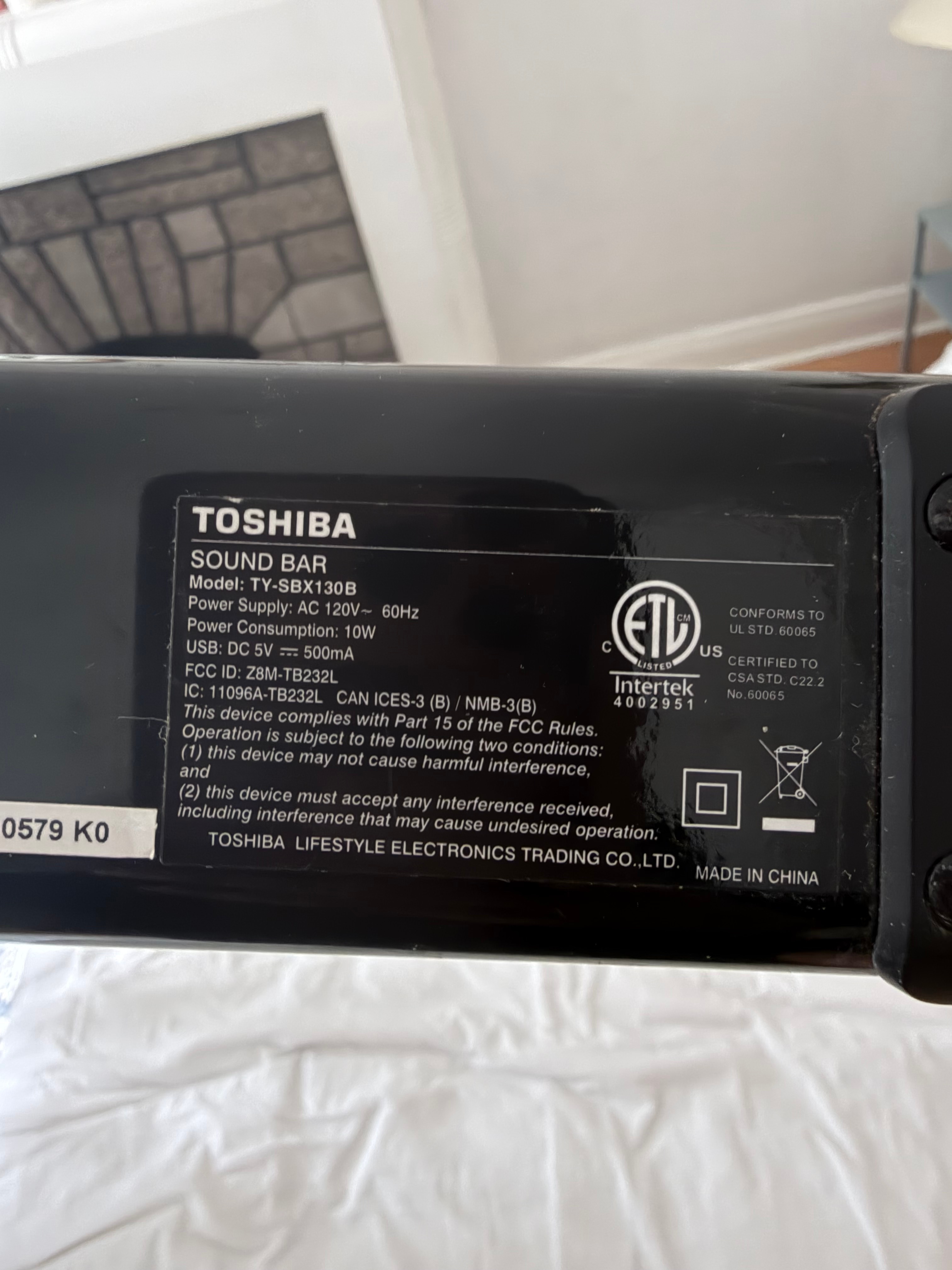 Toshiba soundbar - photo 3