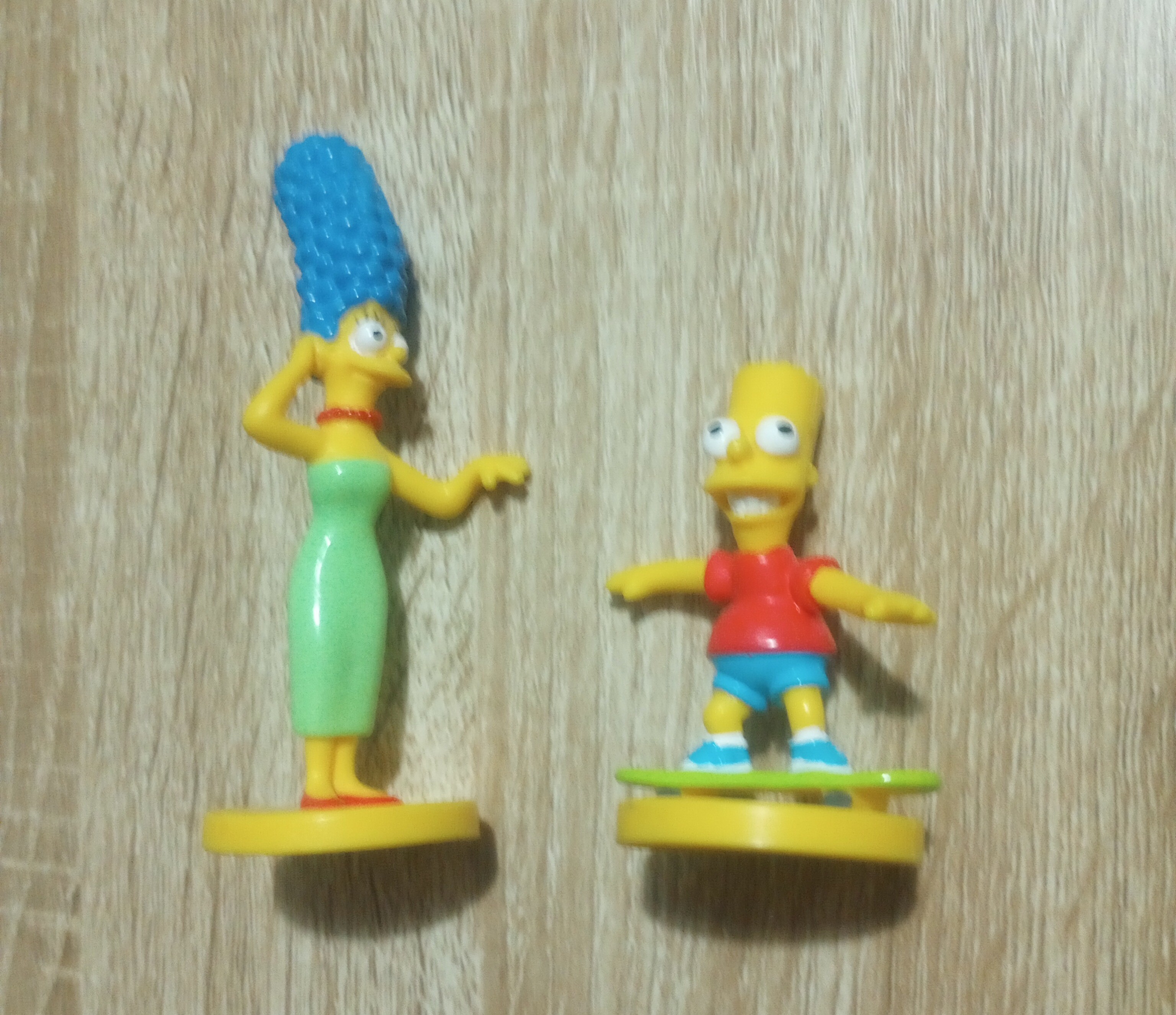 The Simpsons Bart and Marge Kellog's Figures 2003