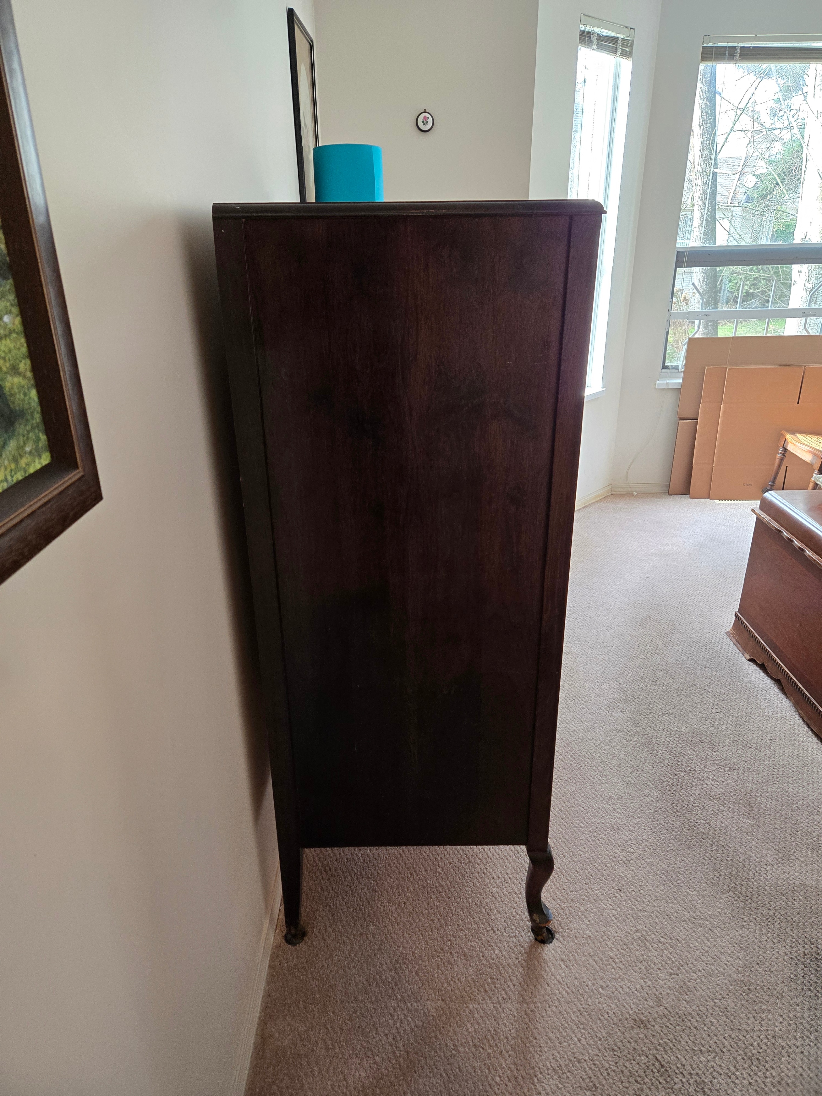 Authentic Jacques & Hay Antique Mahogany Chifforobe - photo 5