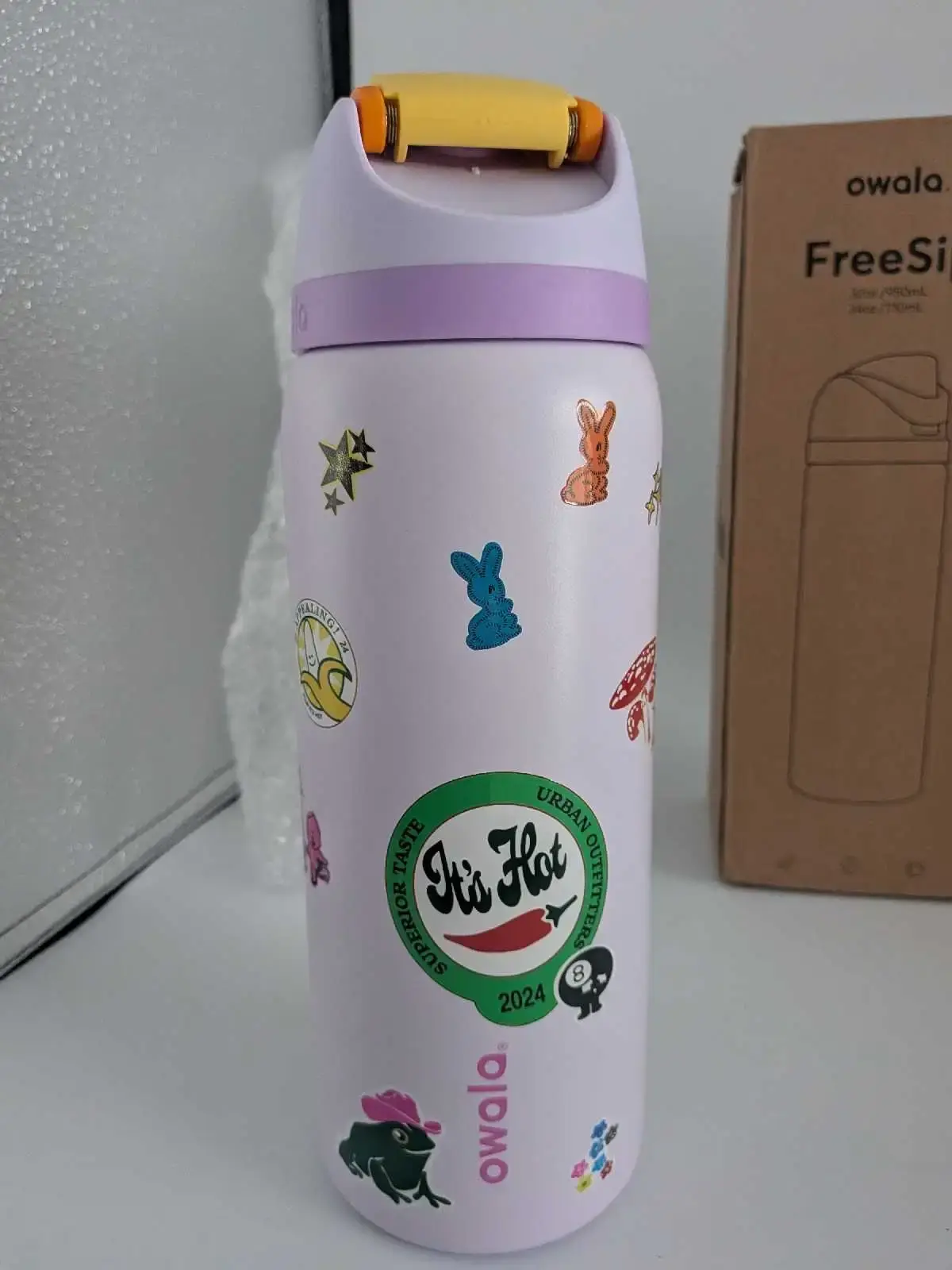 Owala FreeSip 32oz Water Bottle with Stickers - photo 3
