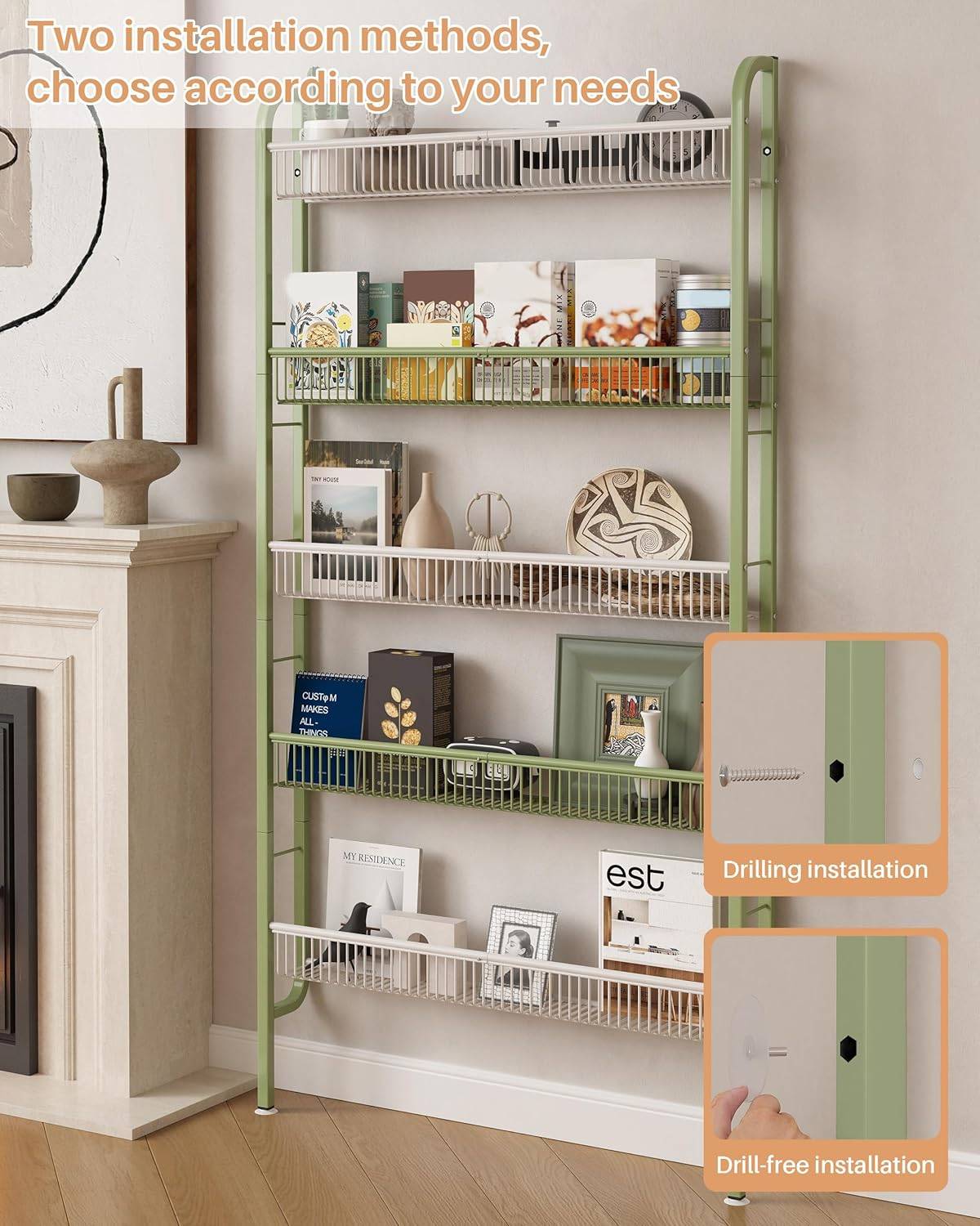 🔥 NEW 5-Tier Slim Storage Shelf - photo 5