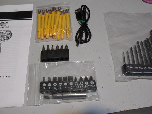 DEKO 8 Volt Cordless Drill with 50 Piece Accessories, BRAND NEW - photo 5