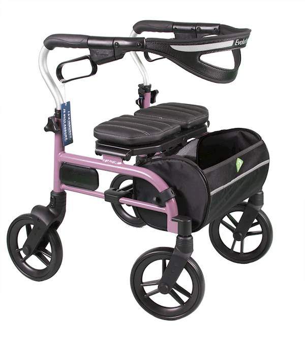 Evolution Trillium Rollator/Waler, Pink, Mini
