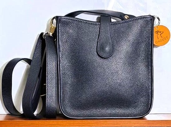 New Made in France Daguet Premium Qlty Genuine Leather Crossbody