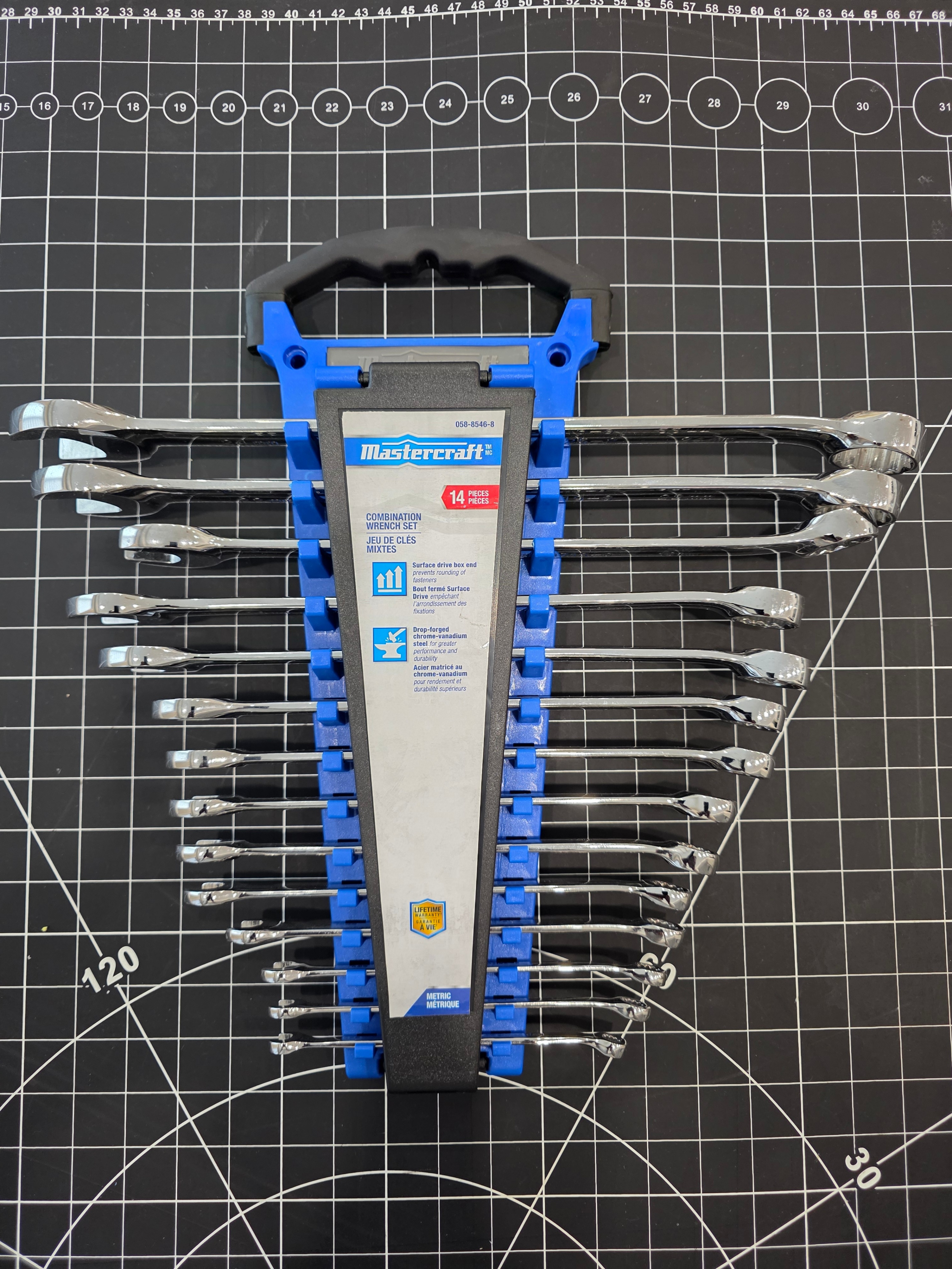 Mastercraft 14‐Piece Metric Combination Wrench Set