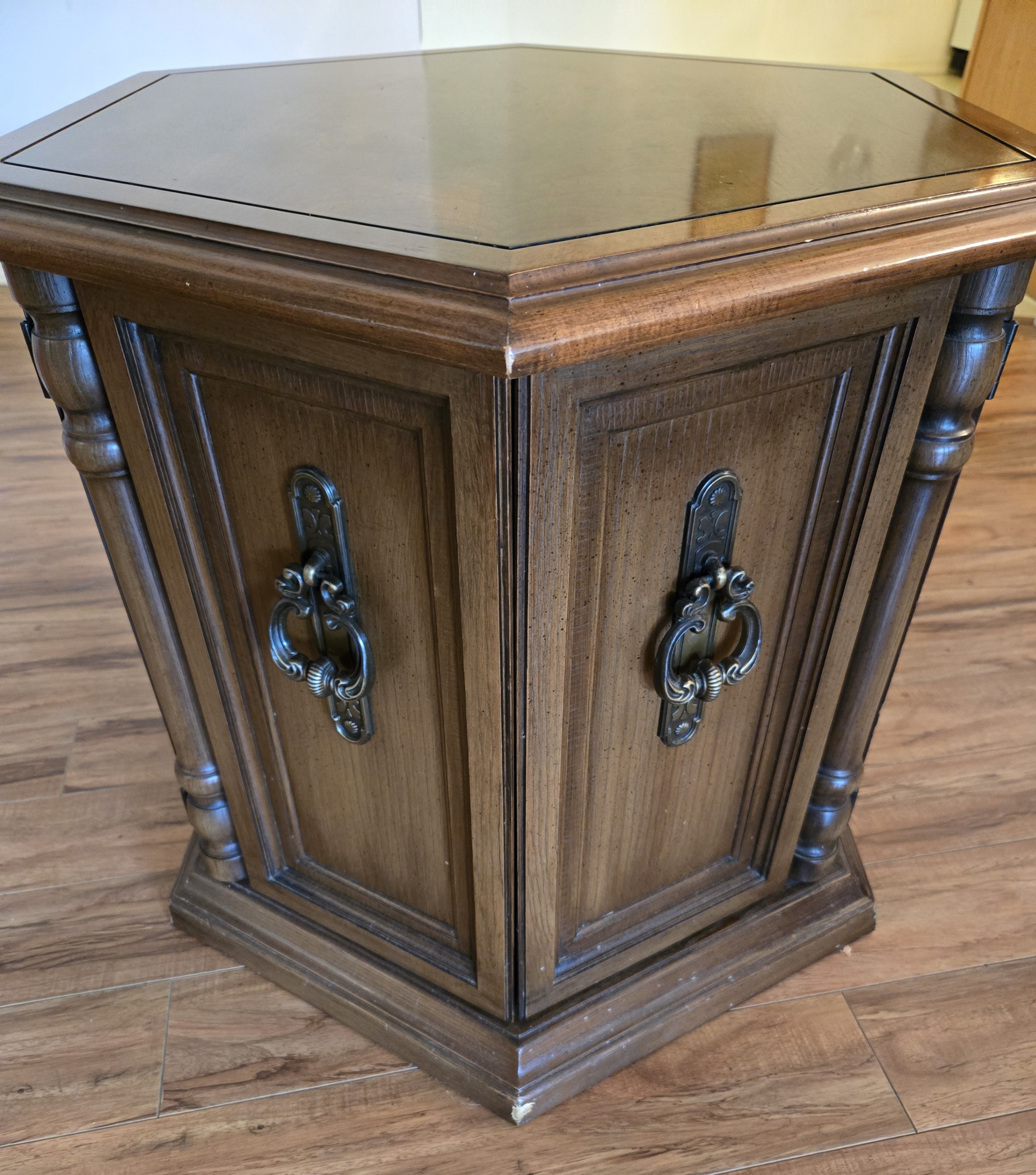 Vintage Solid Wood 3-Piece Table Set - photo 2