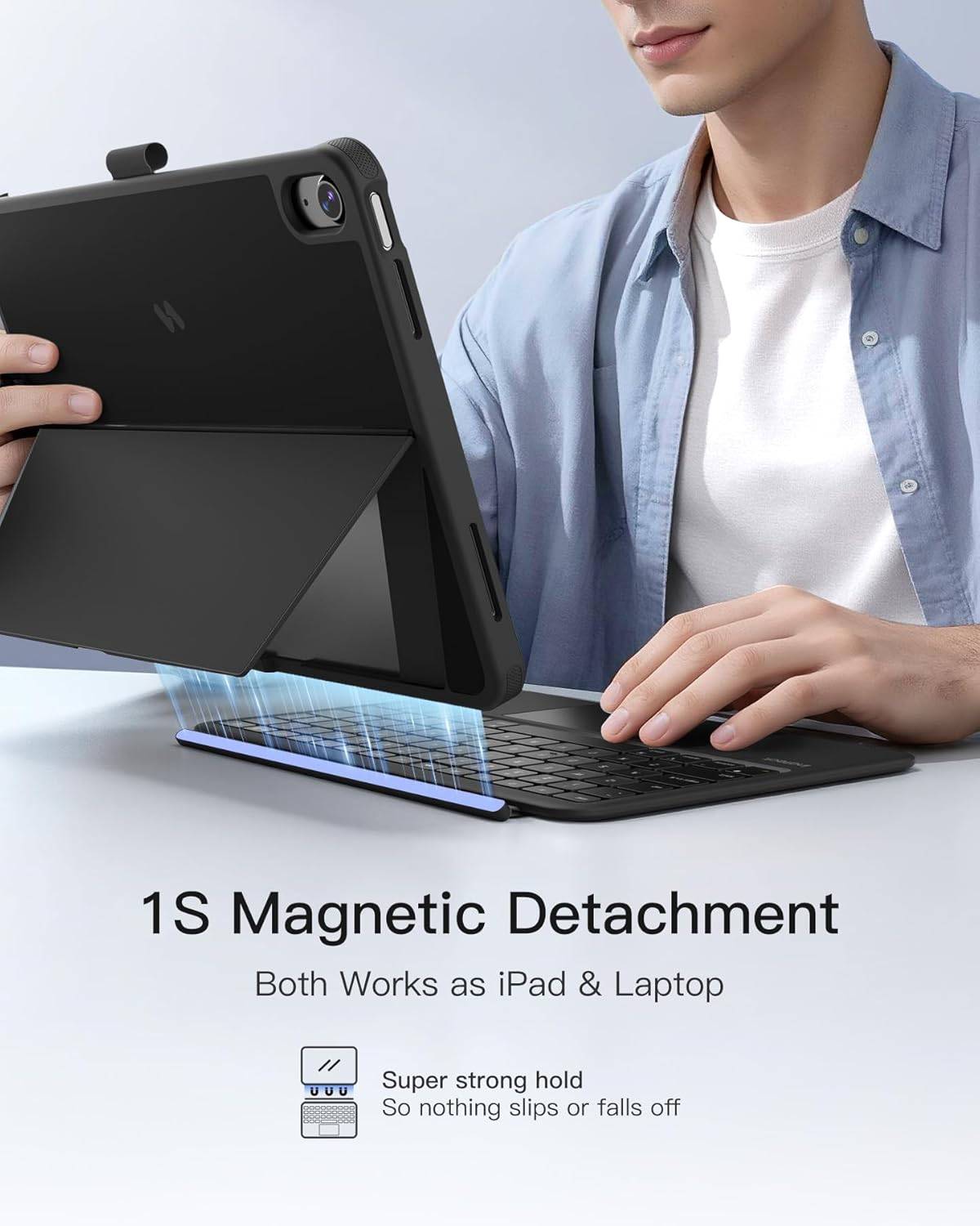 Keyboard Case for IPad - Black - photo 3