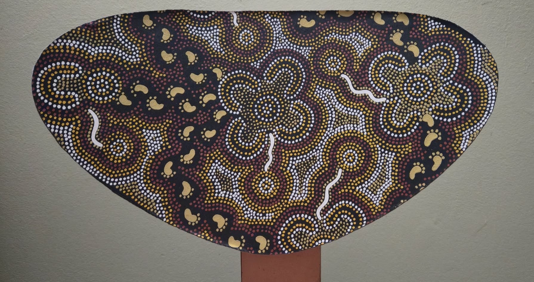 Randy Knott Original Native Art Turtle Island School chair - photo 5