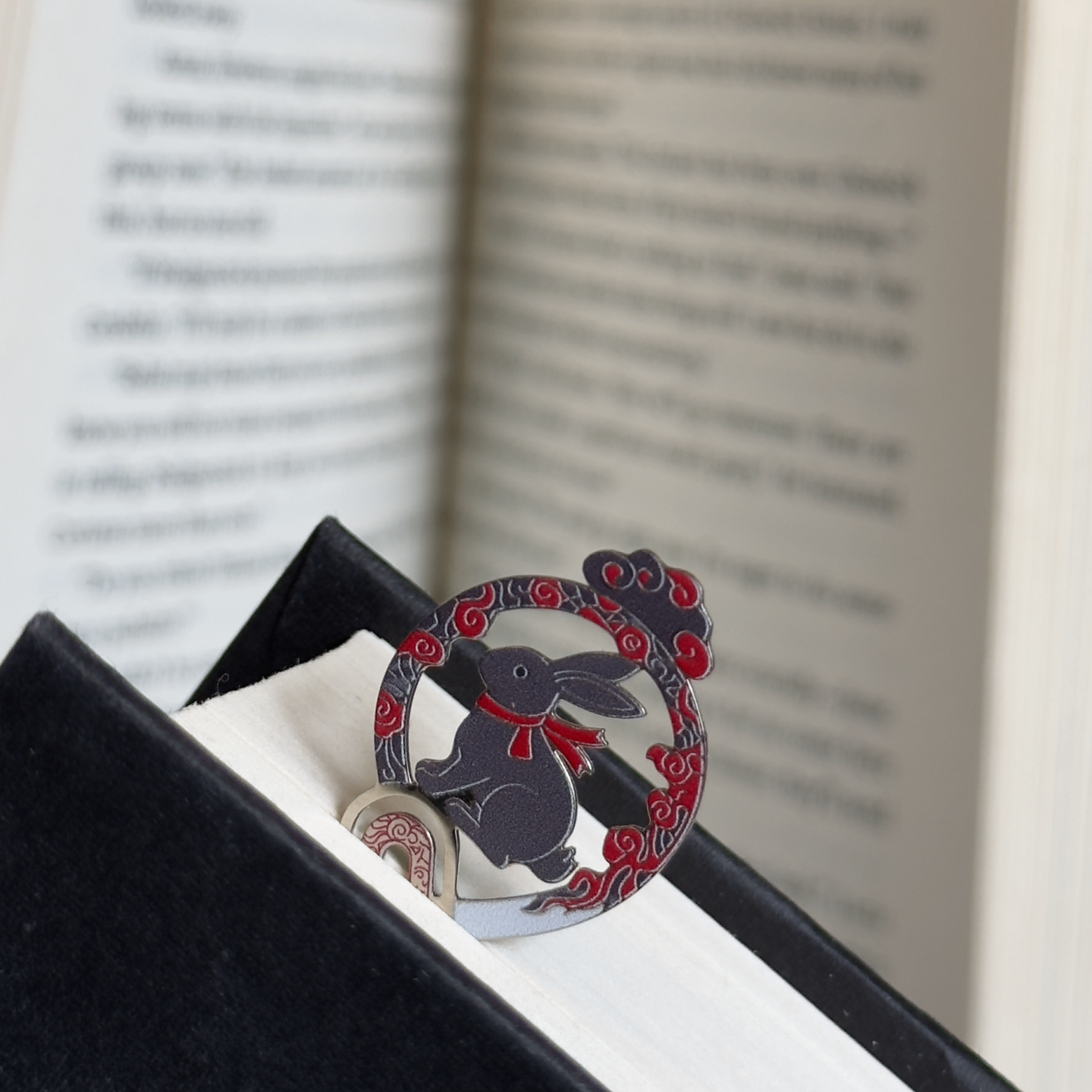 MDZS Cloud & Rabbit Metal Bookmark - photo 3