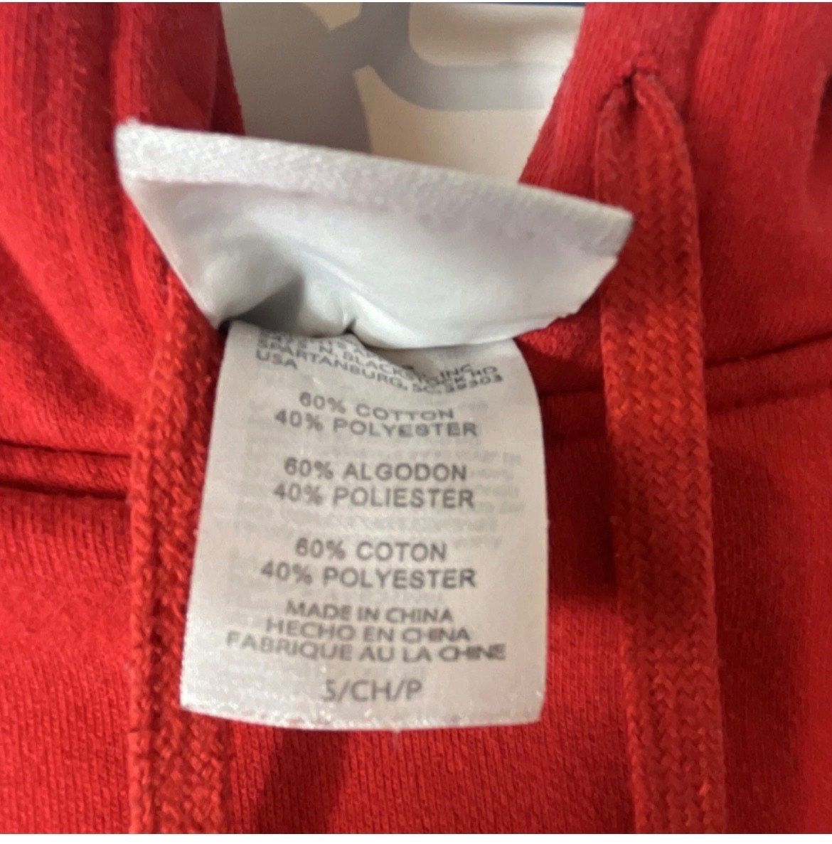 NHL Chicago Blackhawks Red Hoodie - Size S - photo 4
