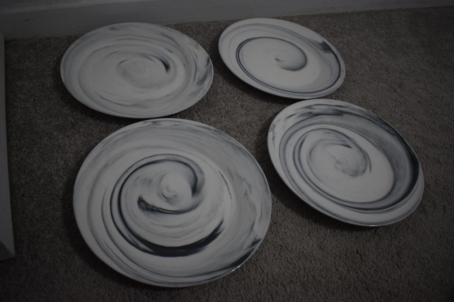 Gelato 16-pc Dinnerware Set, Marble texture - photo 2