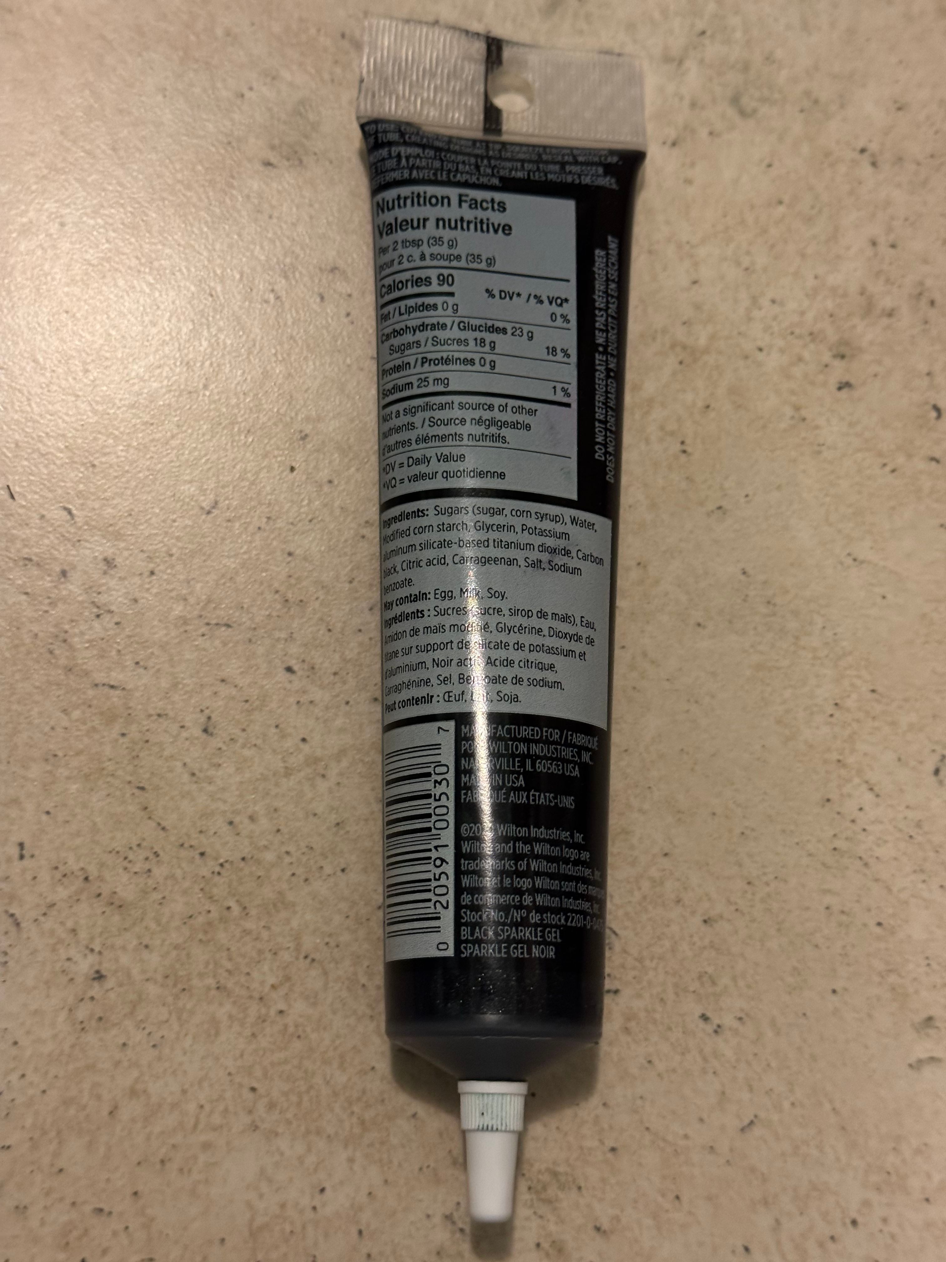 Wilton Black Sparkle Gel - photo 2