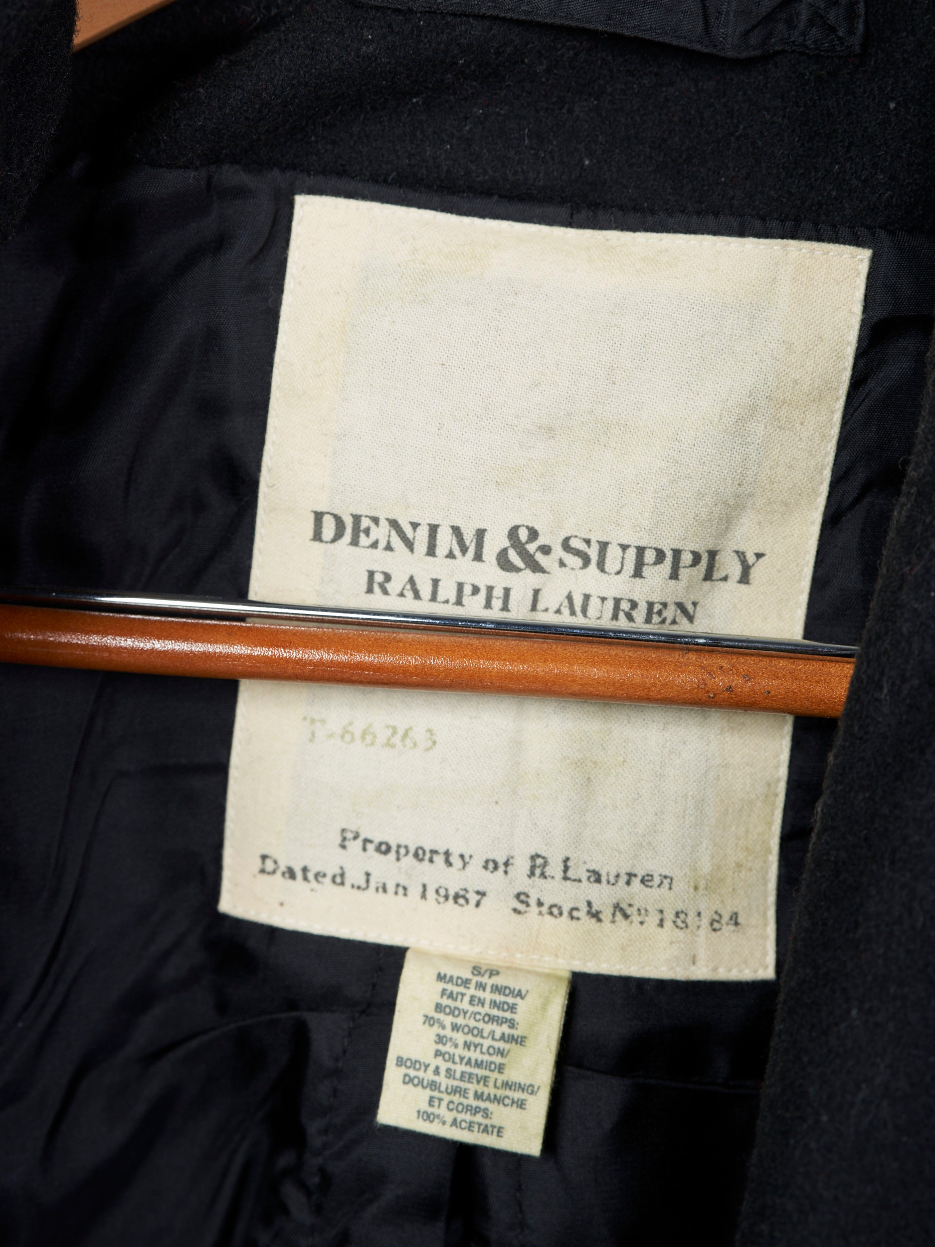 Ralph Lauren Denim and Supply Wool & Nylon Blend Pea Coat Jacket - photo 4