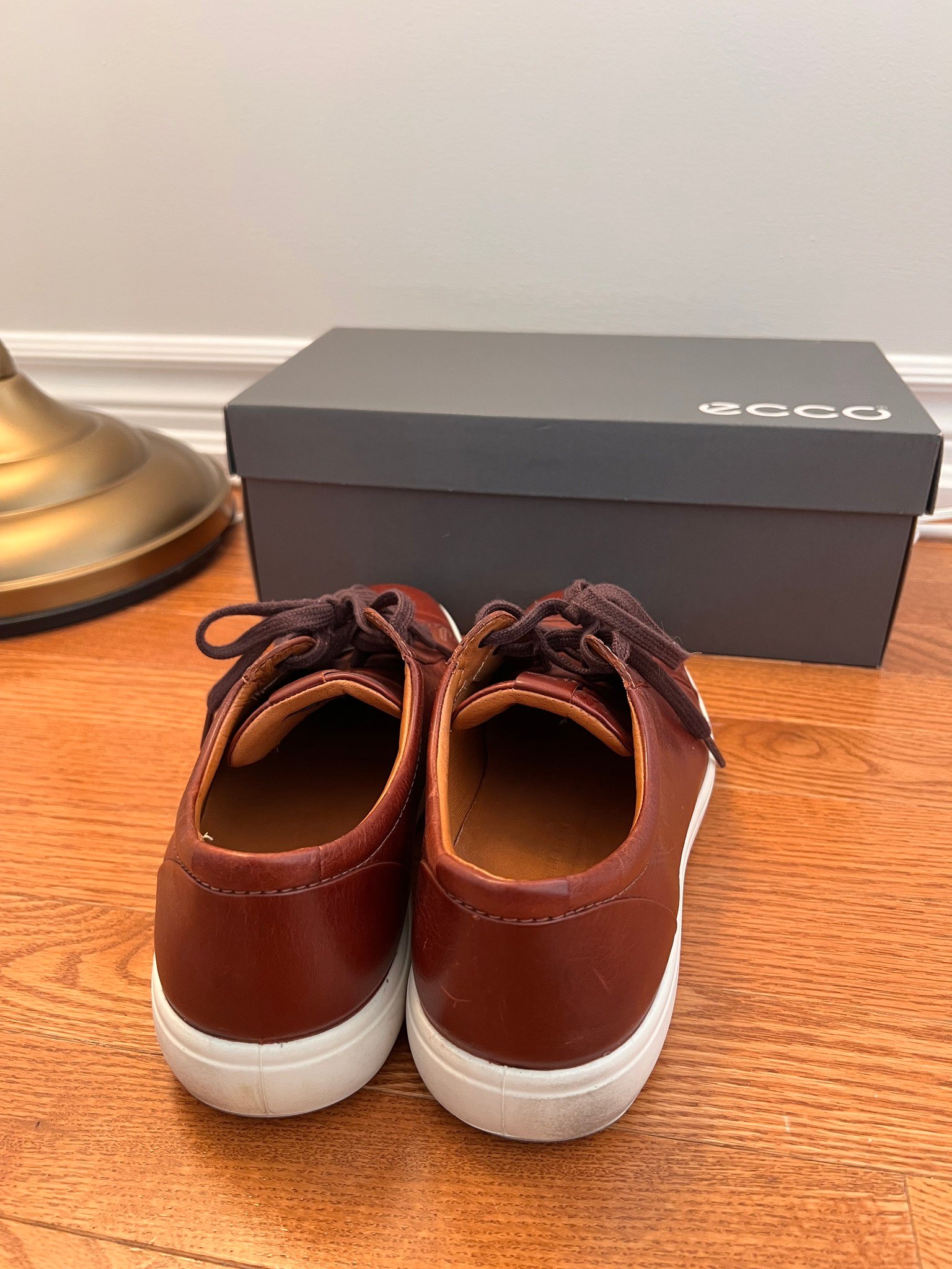 Ecco brown leather sneakers (EU42) - photo 2