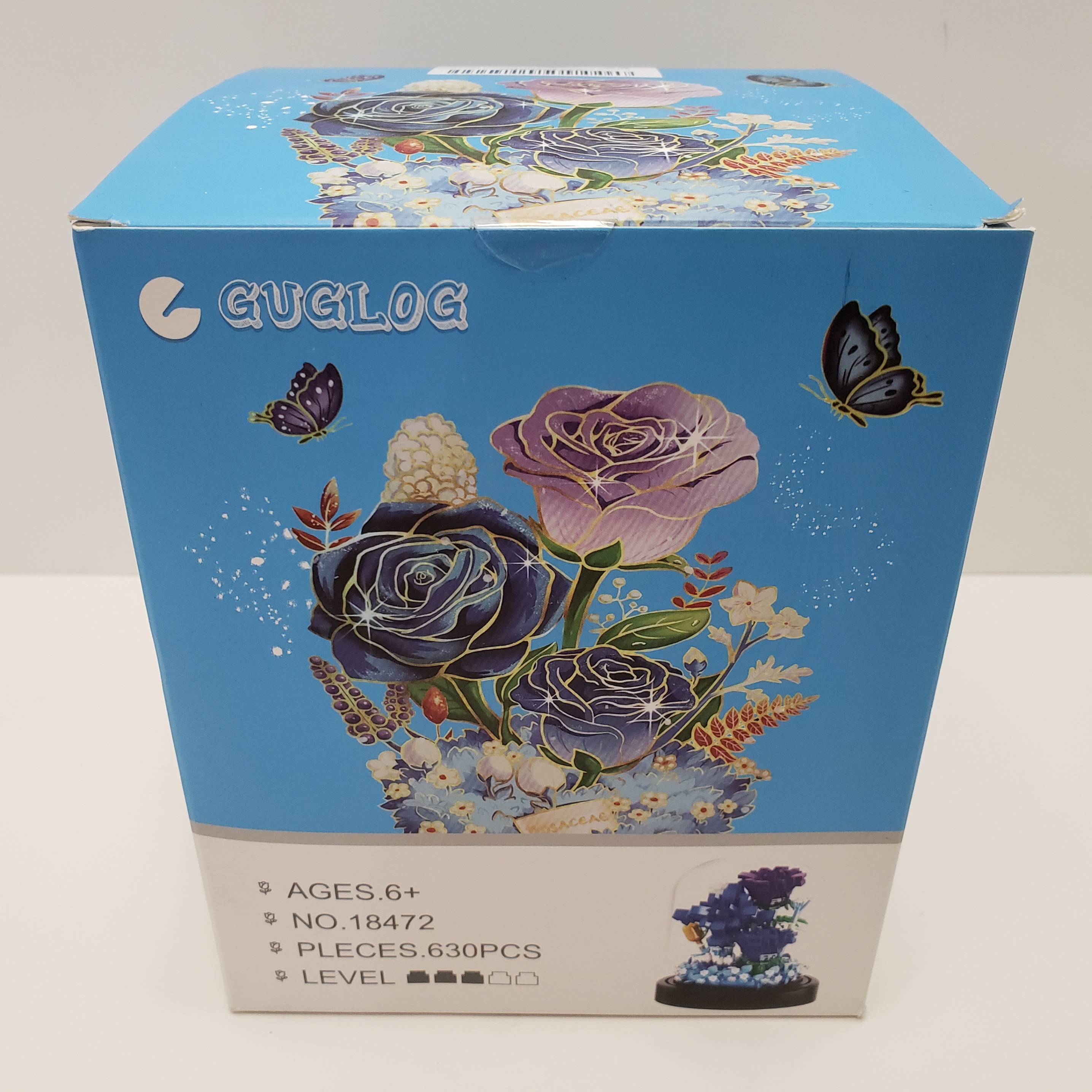 Guglog Flower Bouquet Blue Roses Building Bricks Kit - photo 5
