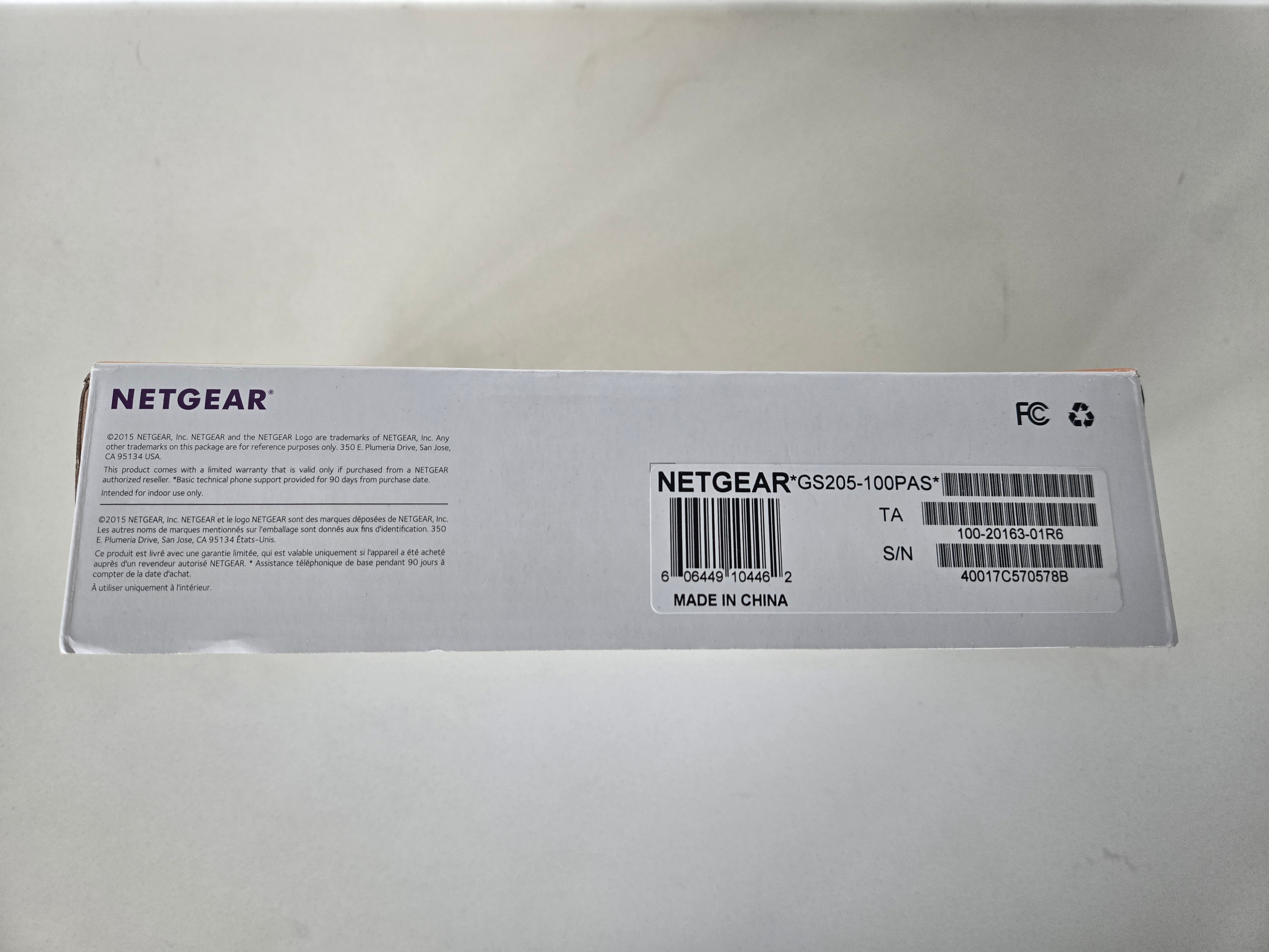 Netgear 5-Port Gigabit Ethernet Switch GS205 - photo 2