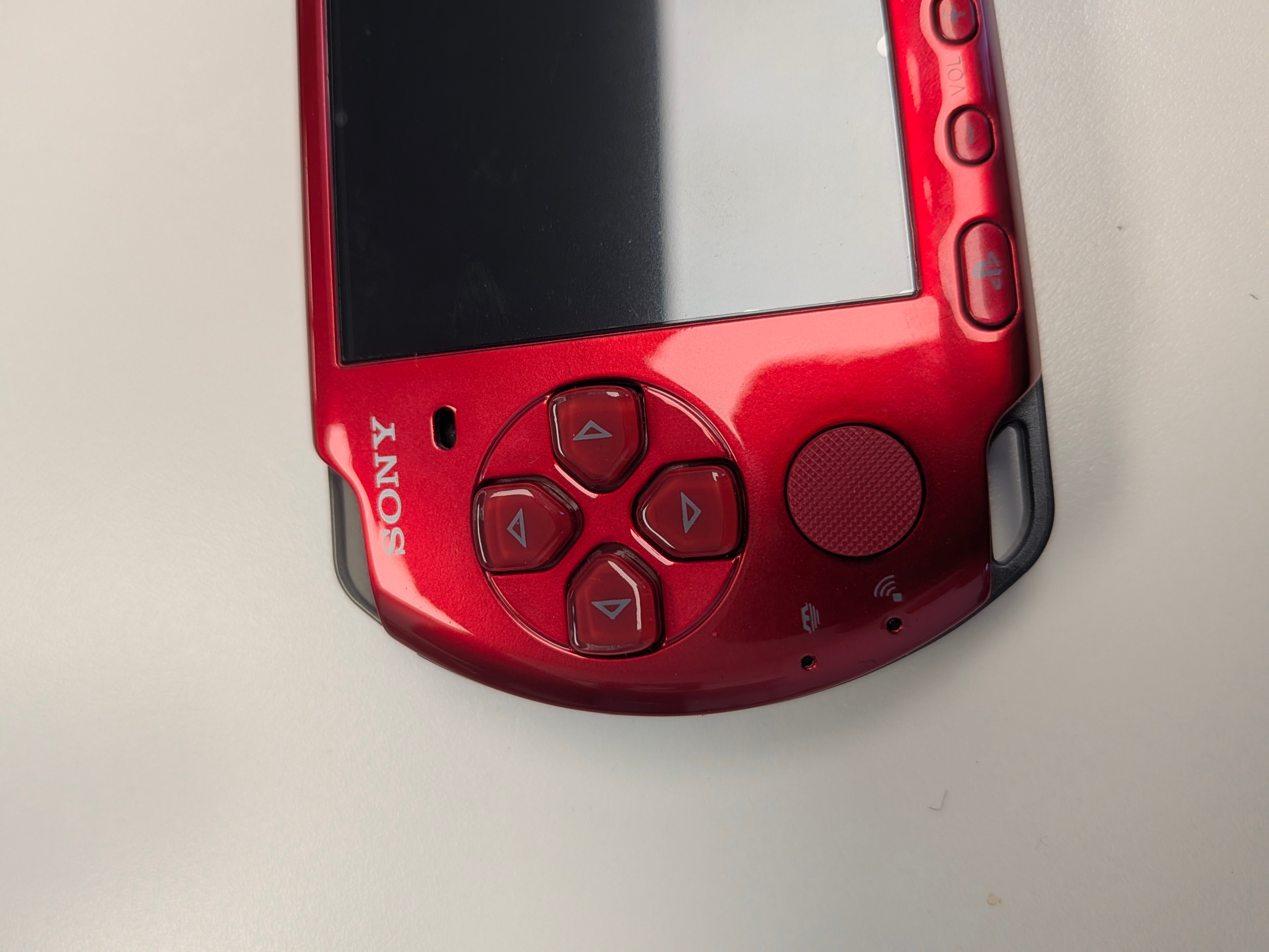 PSP3000 IPS screen red - photo 3