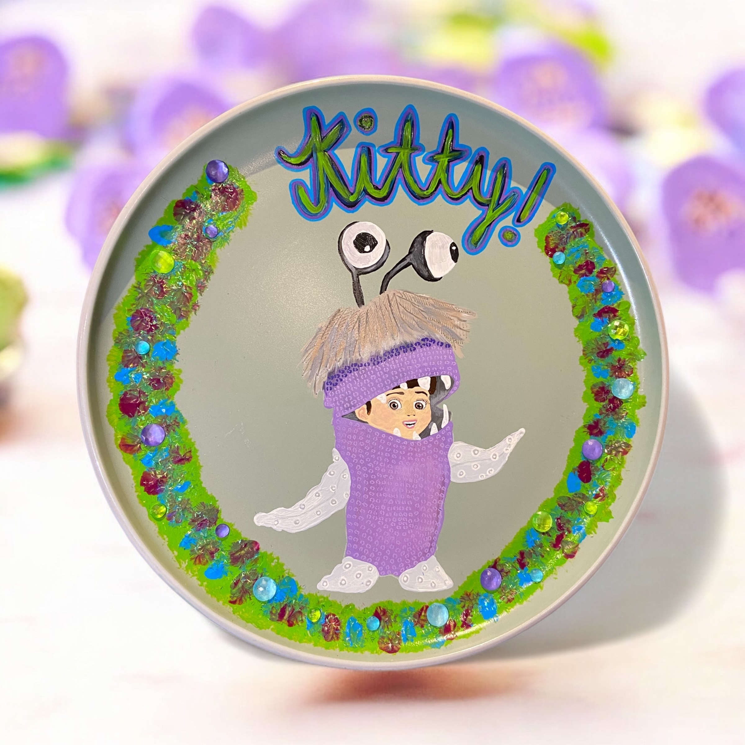 Hand-Painted 'Boo' Plate - Monsters, Inc. Inspired - photo 3