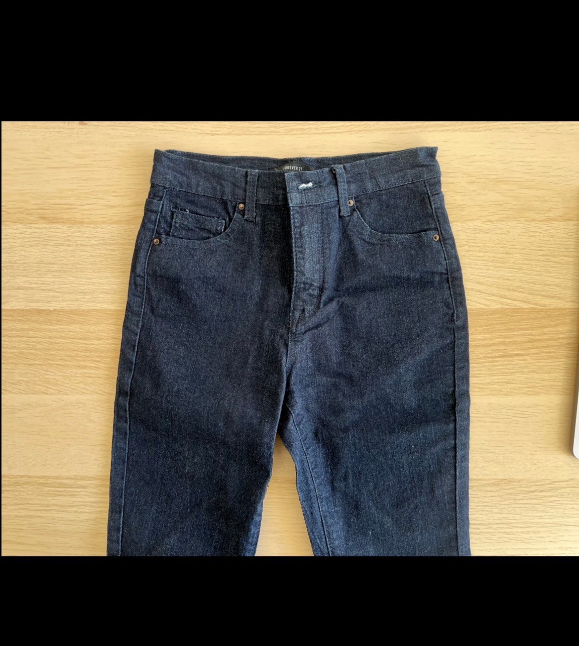 [NEW] Womens Off-Black High-Waisted Skinny Jeans - photo 2