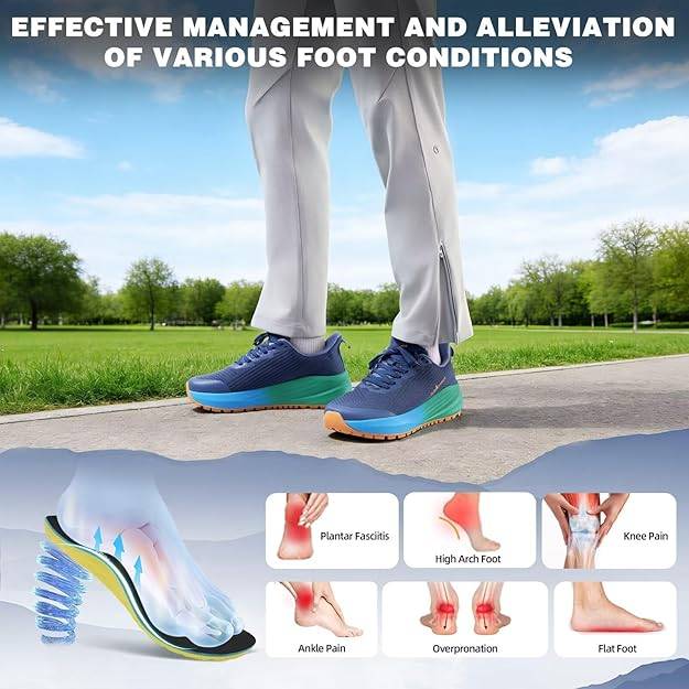 Men's Orthopedic Wide Plantar Fasciitis Shoes - photo 3