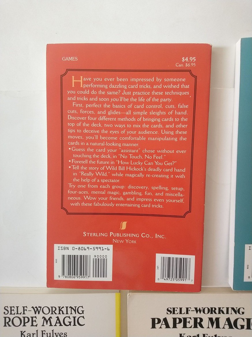 Card Tricks & Self-Working Magic books! - photo 2