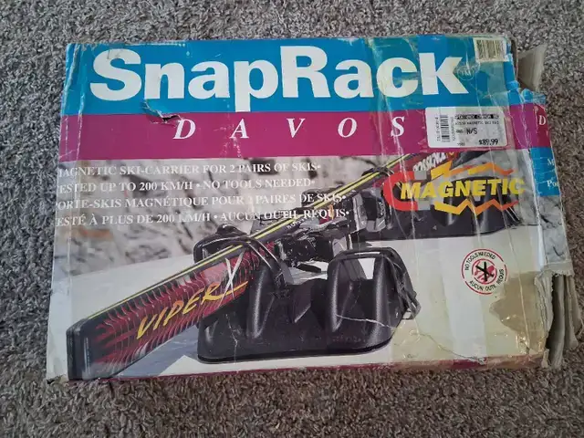 Magnetic SnapRack Davos ( ski carrier)