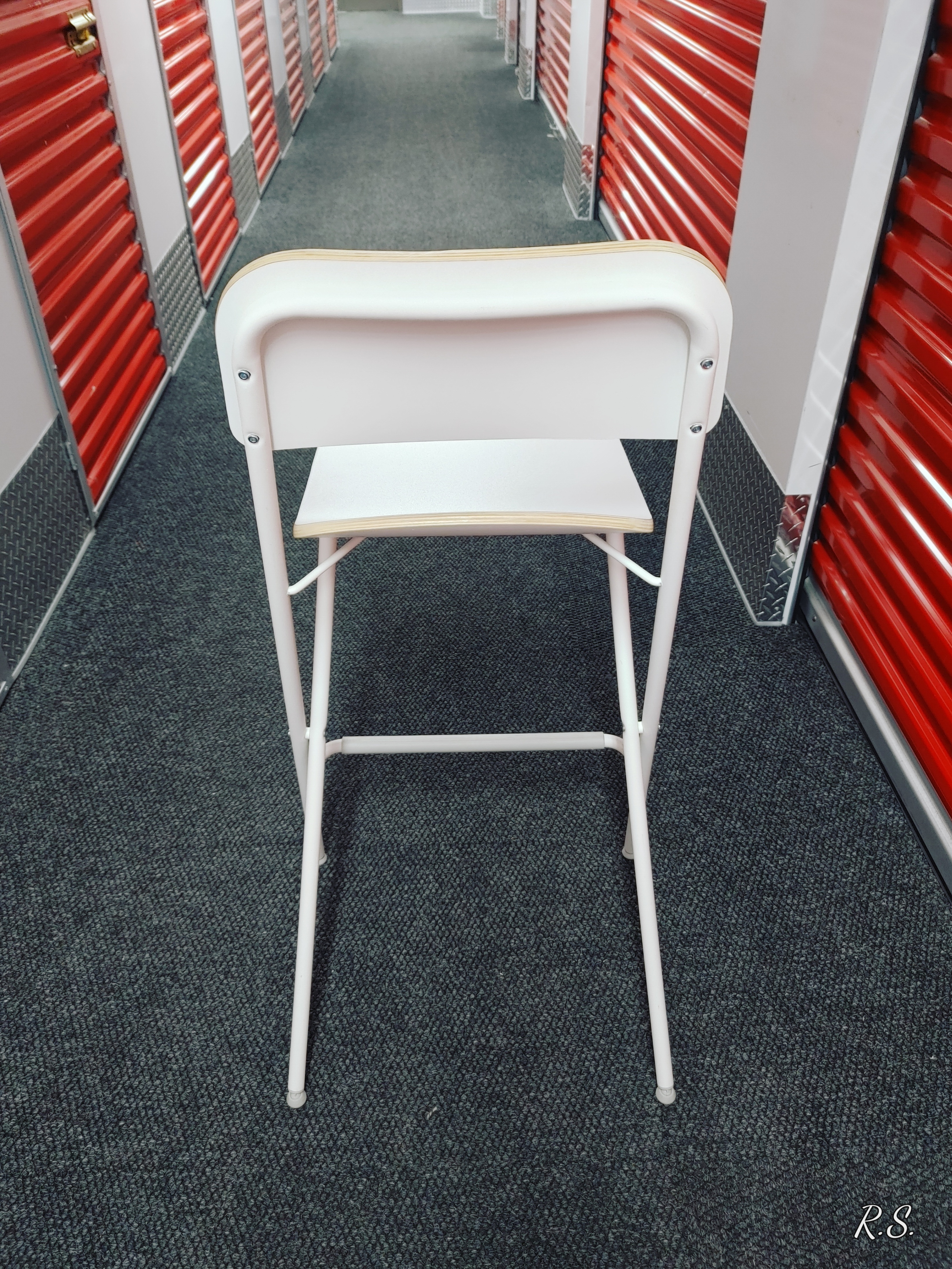 IKEA Franklin Bar Stools White TWO, retail $80 - photo 3