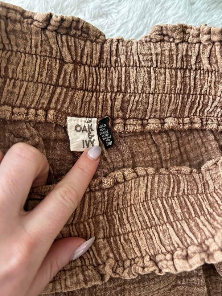 Oak & Ivy Brown Shorts - Size S - photo 2