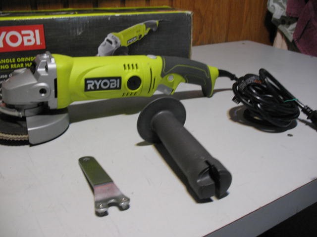 RYOBI 4 1/2 inch Corded Angle Grinder, BRAND NEW - photo 3