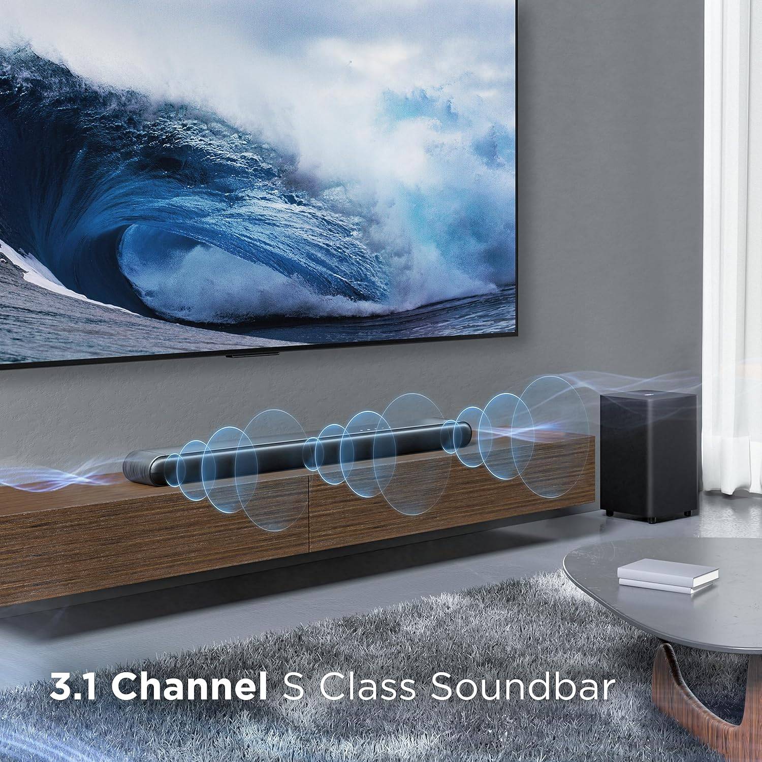 TCL S Class 3.1 Ch Sound Bar with Wireless Subwoofer S4310-CA - photo 3